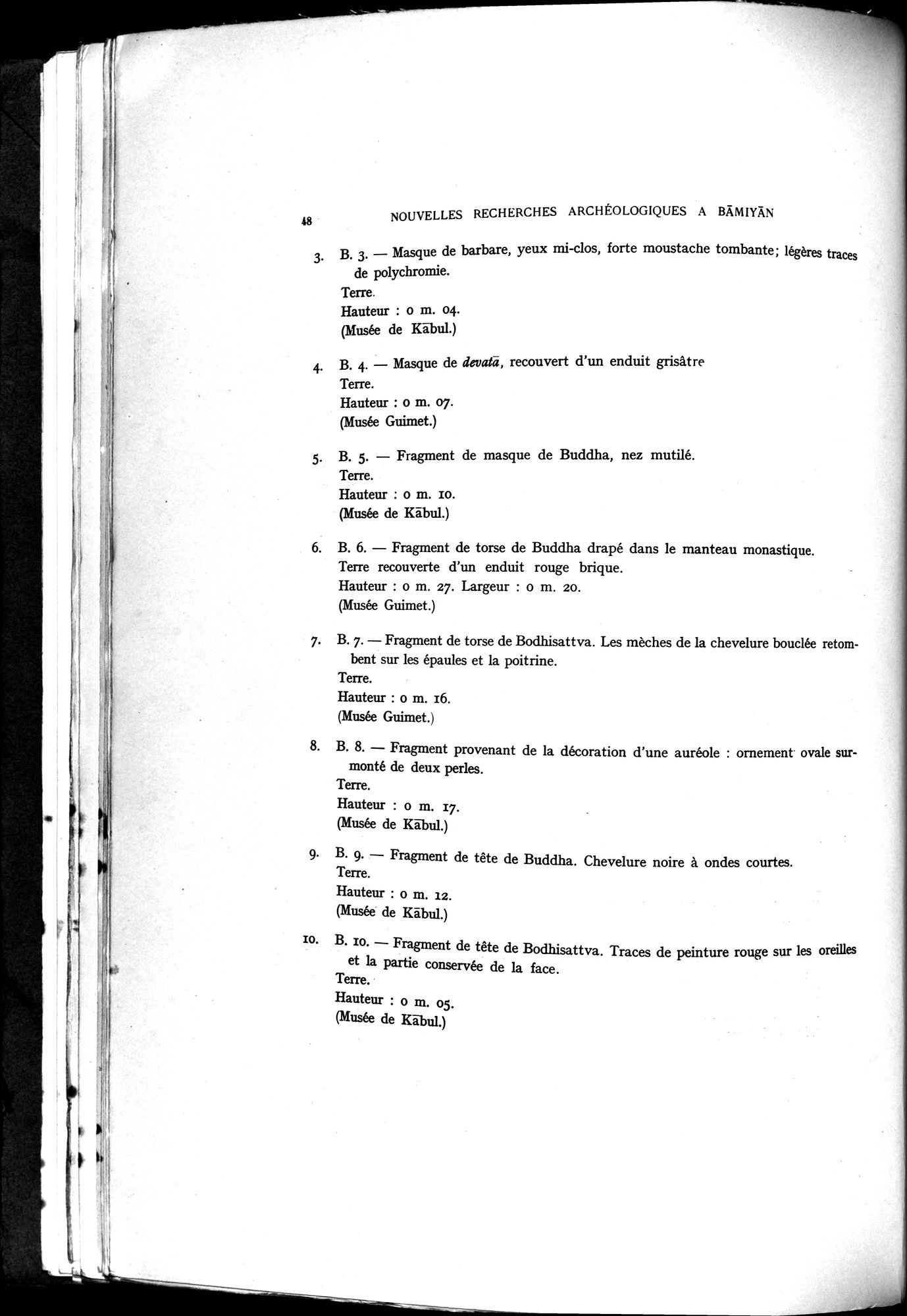 Nouvelles Recherches Archéologiques à Bāmiyān : vol.1 / Page 54 (Grayscale High Resolution Image)