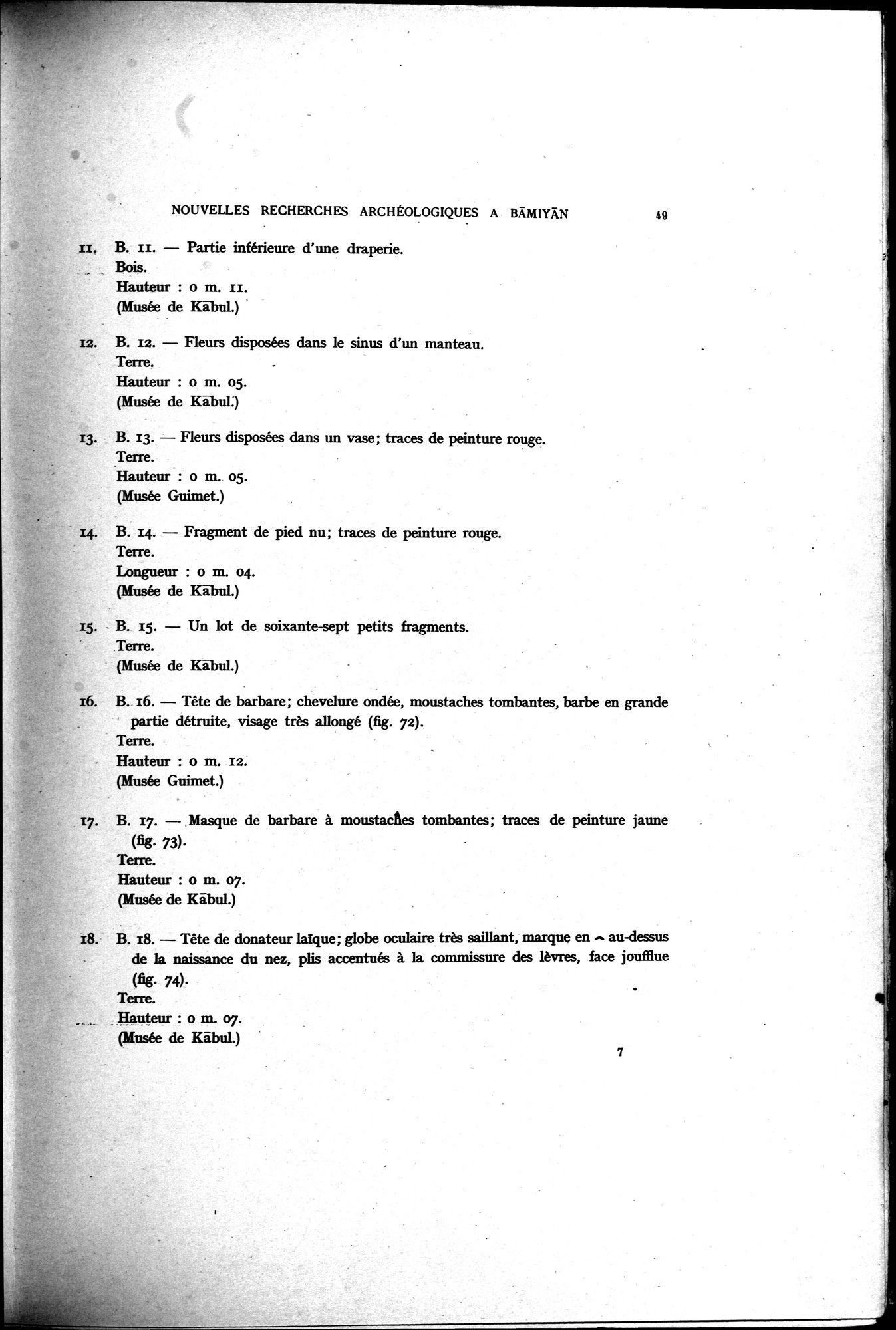 Nouvelles Recherches Archéologiques à Bāmiyān : vol.1 / 55 ページ（白黒高解像度画像）