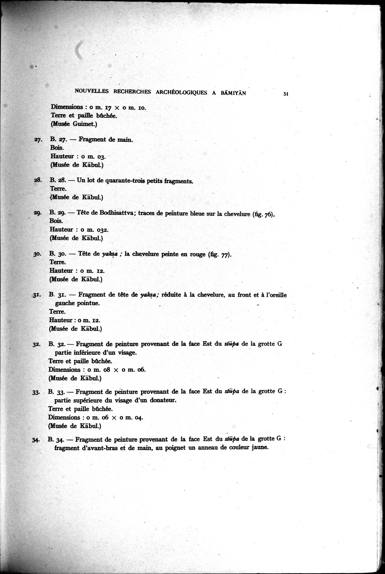 Nouvelles Recherches Archéologiques à Bāmiyān : vol.1 / 57 ページ（白黒高解像度画像）
