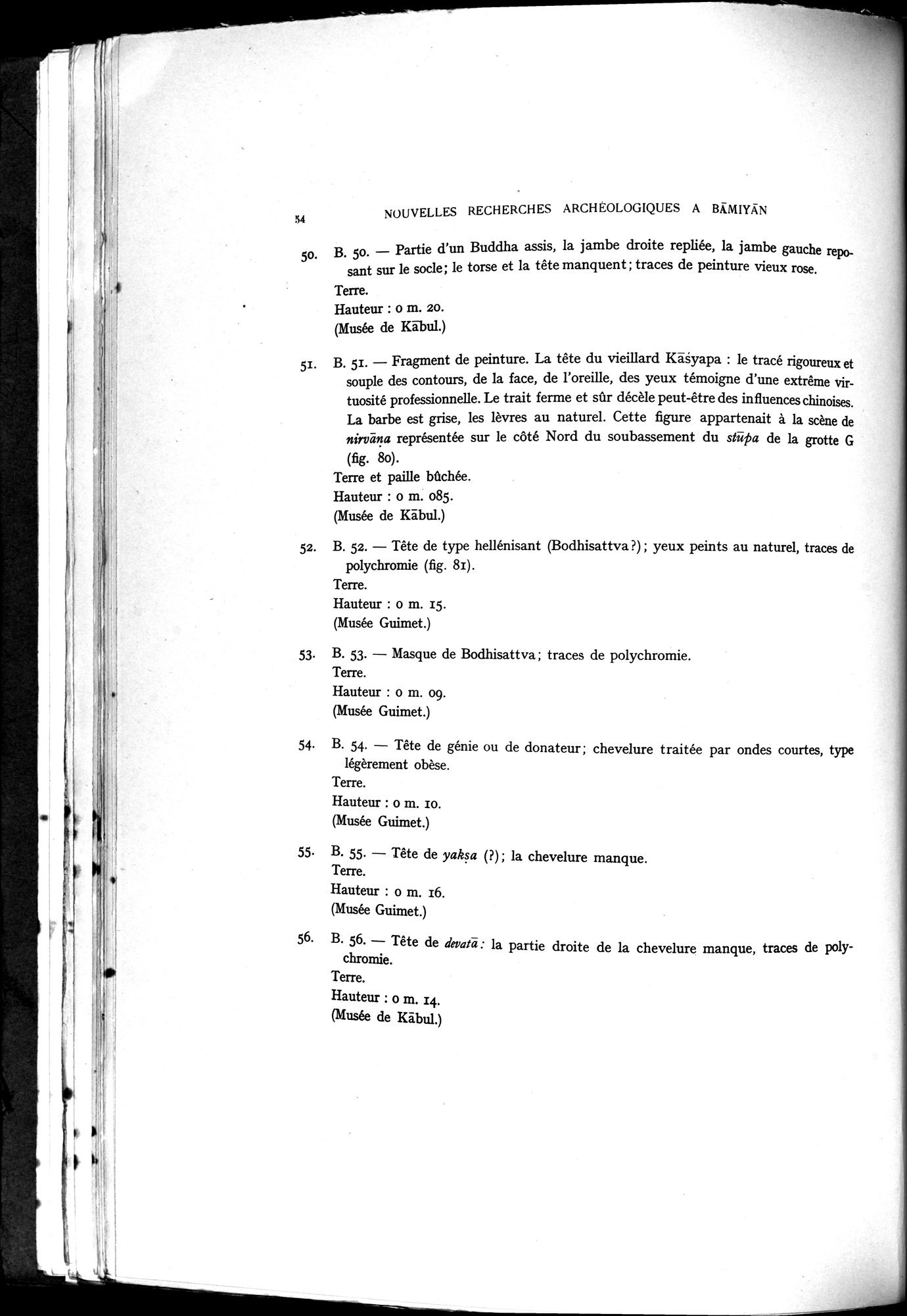 Nouvelles Recherches Archéologiques à Bāmiyān : vol.1 / 60 ページ（白黒高解像度画像）