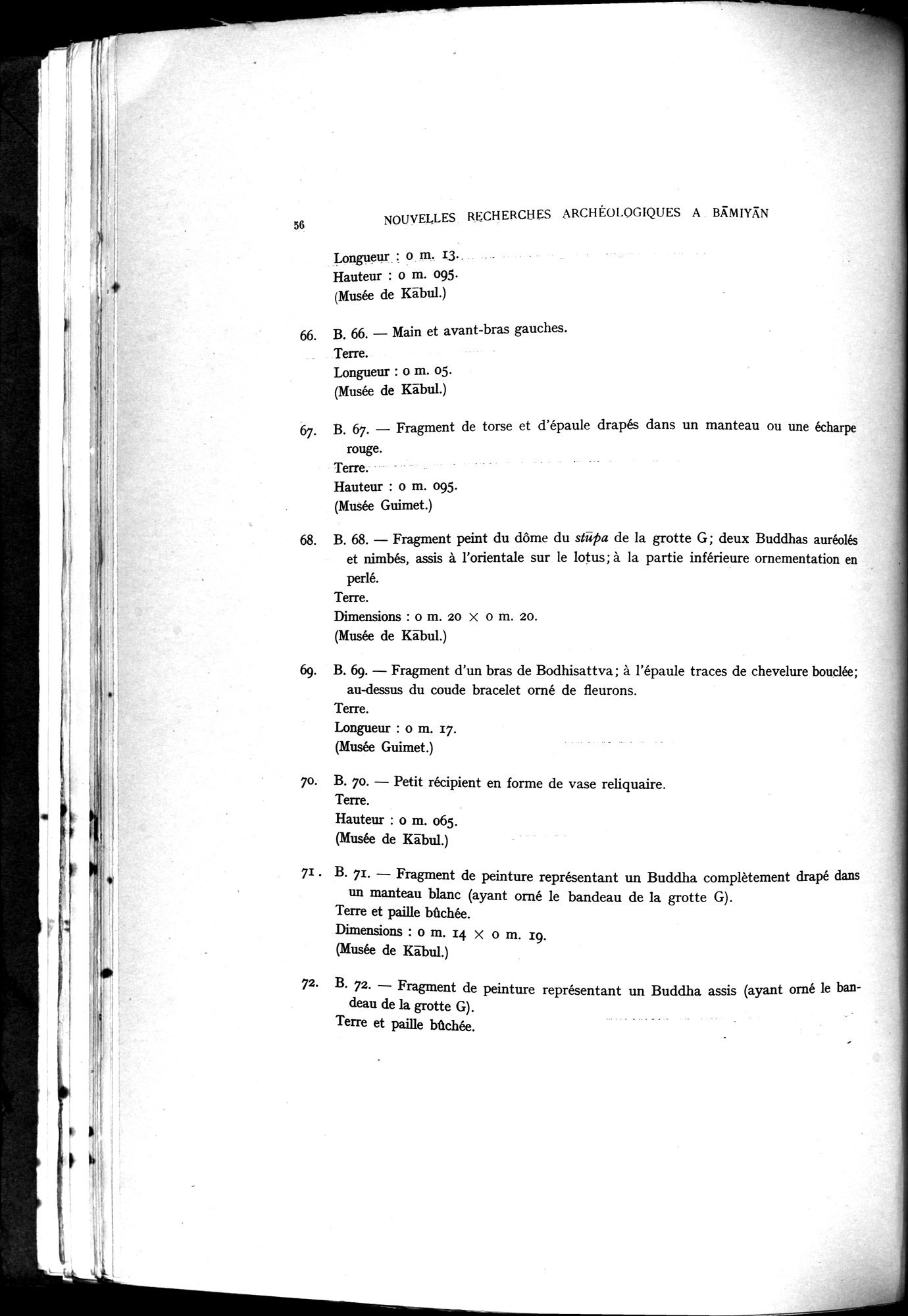 Nouvelles Recherches Archéologiques à Bāmiyān : vol.1 / Page 62 (Grayscale High Resolution Image)