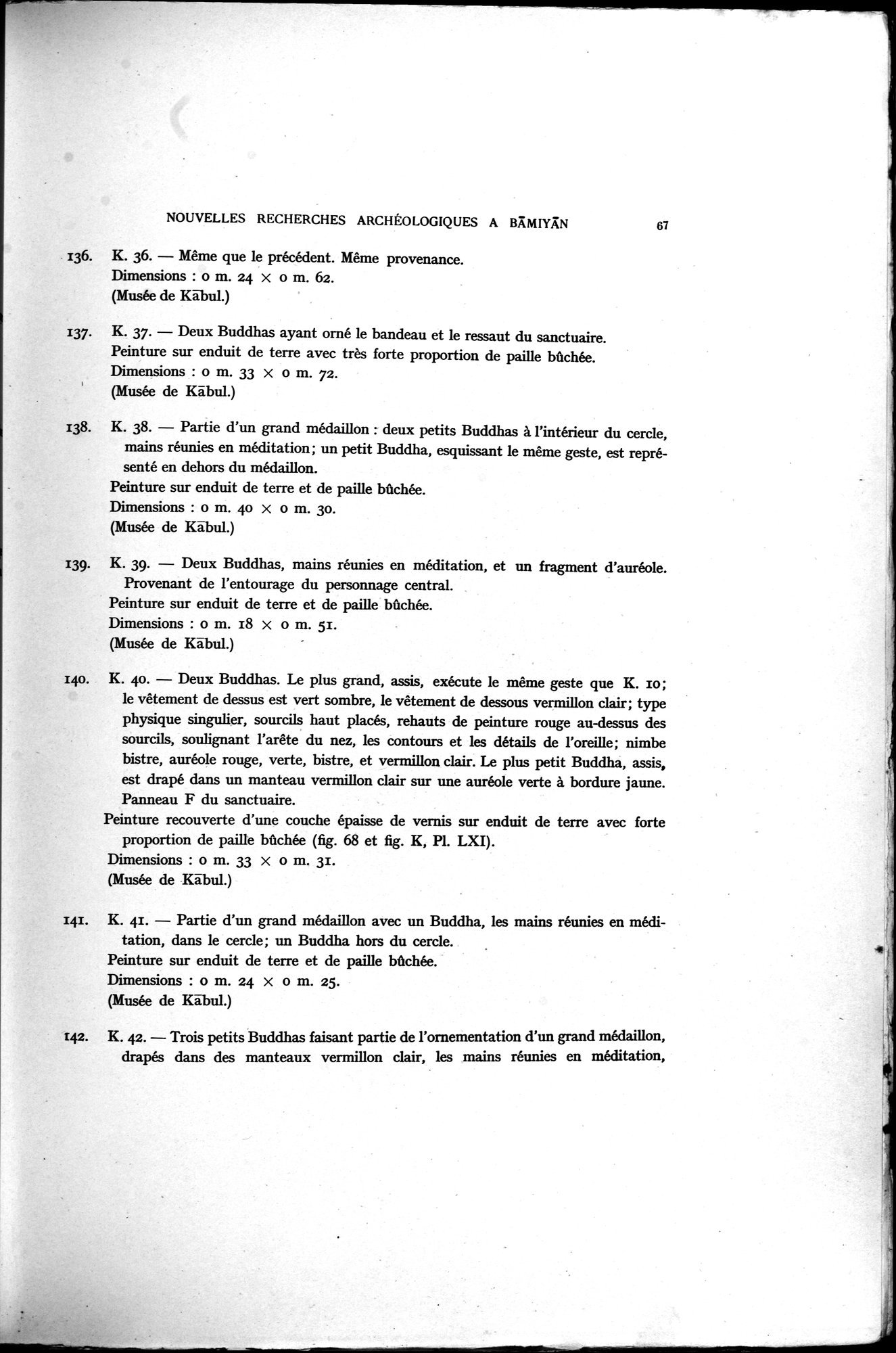 Nouvelles Recherches Archéologiques à Bāmiyān : vol.1 / 73 ページ（白黒高解像度画像）