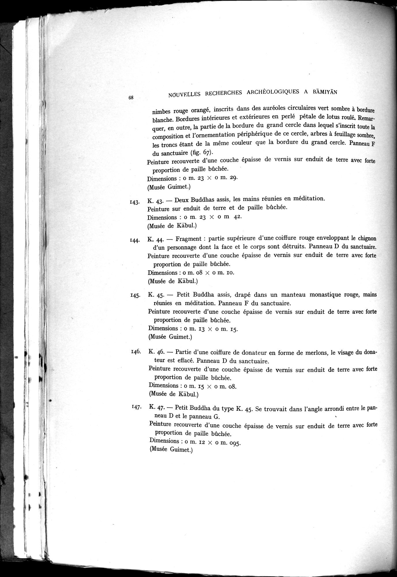 Nouvelles Recherches Archéologiques à Bāmiyān : vol.1 / 74 ページ（白黒高解像度画像）