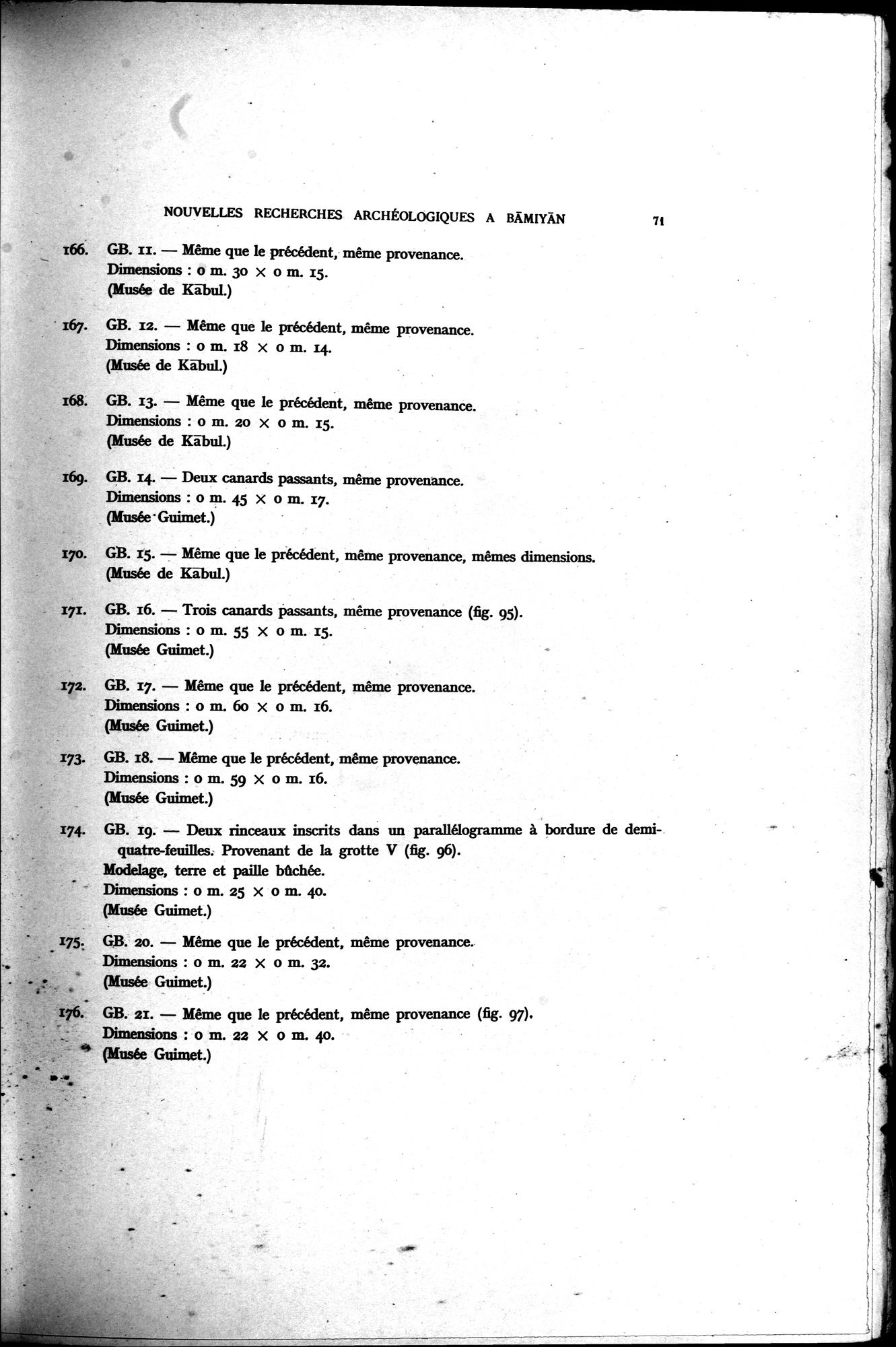 Nouvelles Recherches Archéologiques à Bāmiyān : vol.1 / 77 ページ（白黒高解像度画像）
