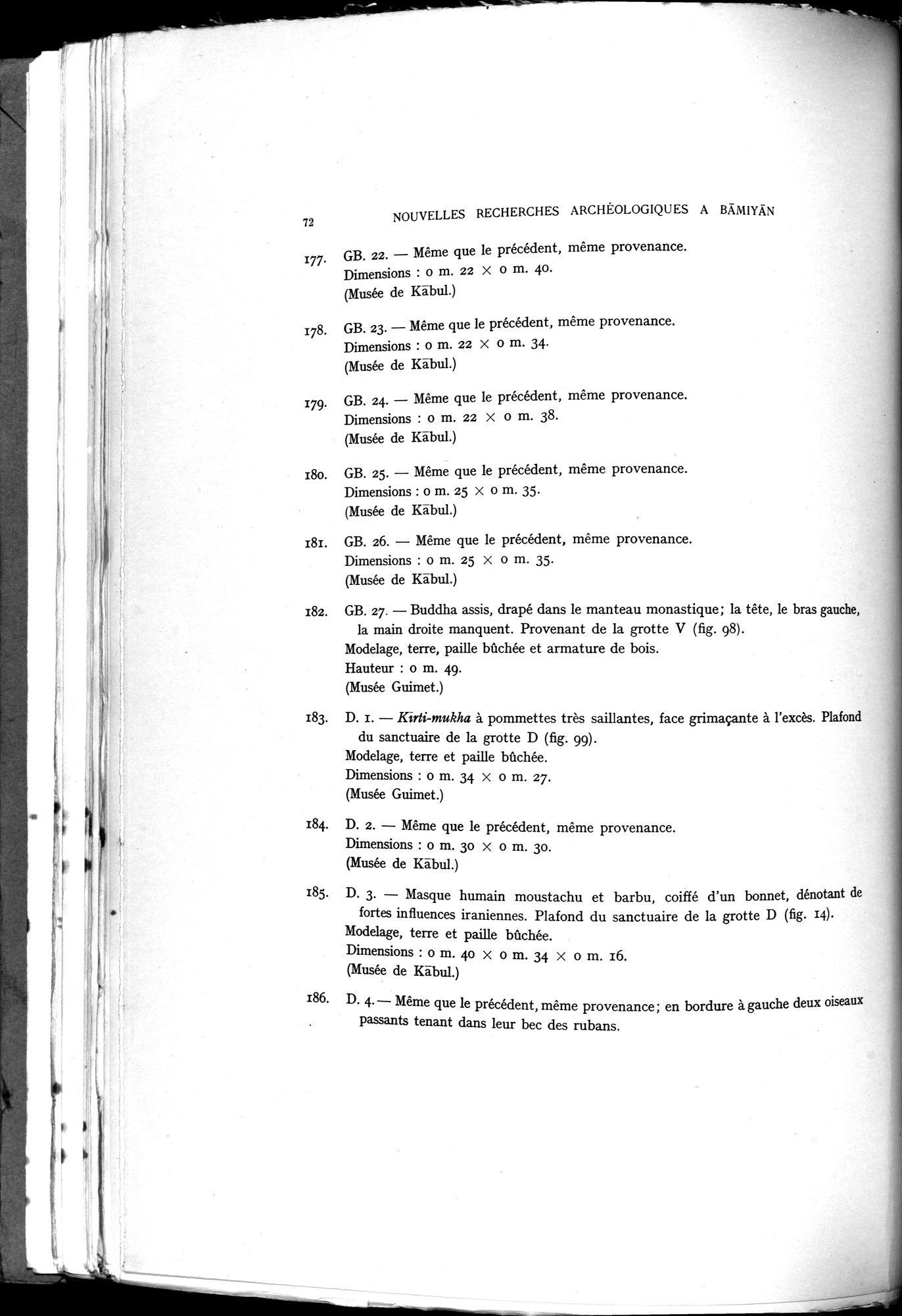 Nouvelles Recherches Archéologiques à Bāmiyān : vol.1 / 78 ページ（白黒高解像度画像）