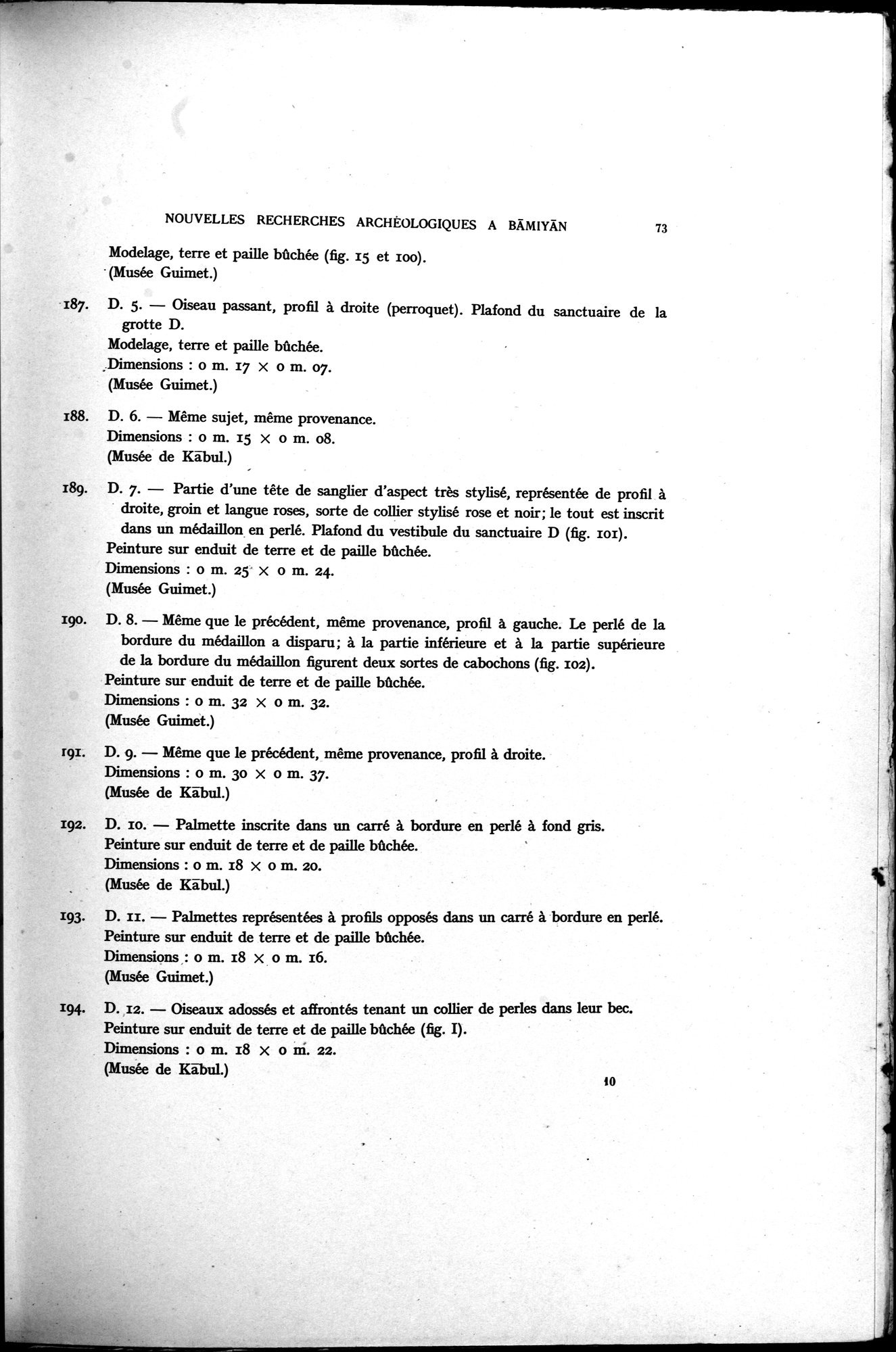 Nouvelles Recherches Archéologiques à Bāmiyān : vol.1 / 79 ページ（白黒高解像度画像）