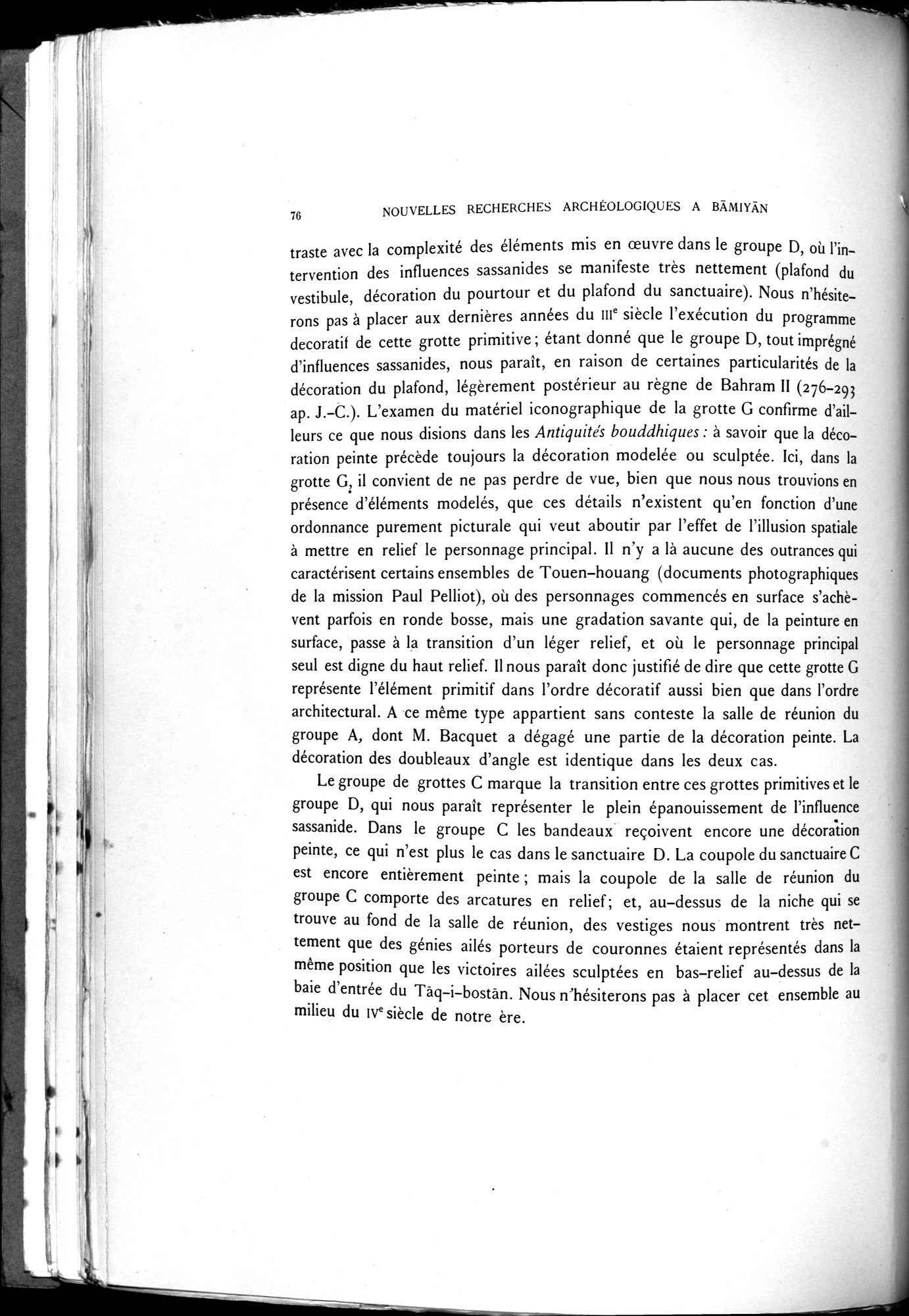Nouvelles Recherches Archéologiques à Bāmiyān : vol.1 / 82 ページ（白黒高解像度画像）