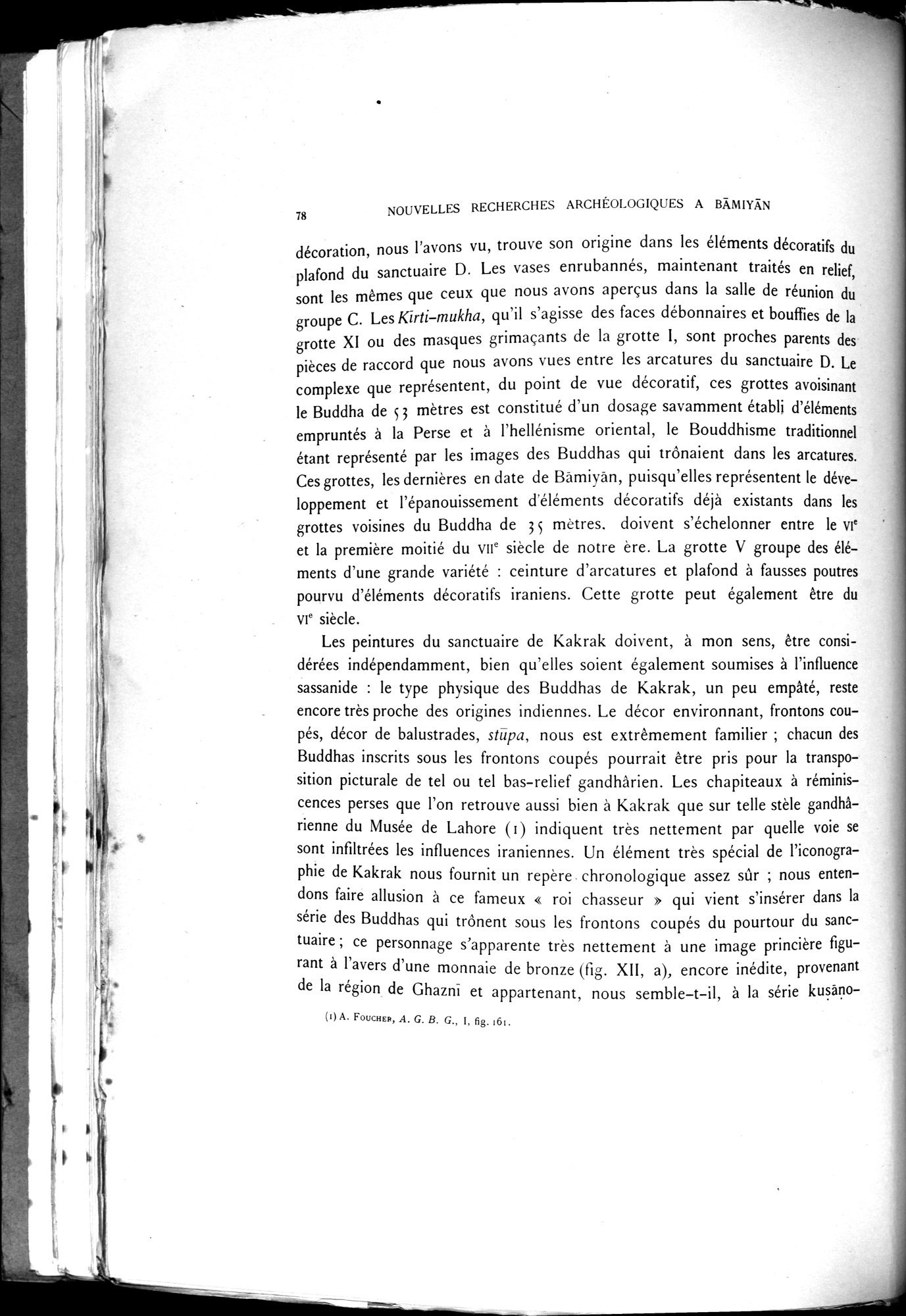 Nouvelles Recherches Archéologiques à Bāmiyān : vol.1 / 84 ページ（白黒高解像度画像）