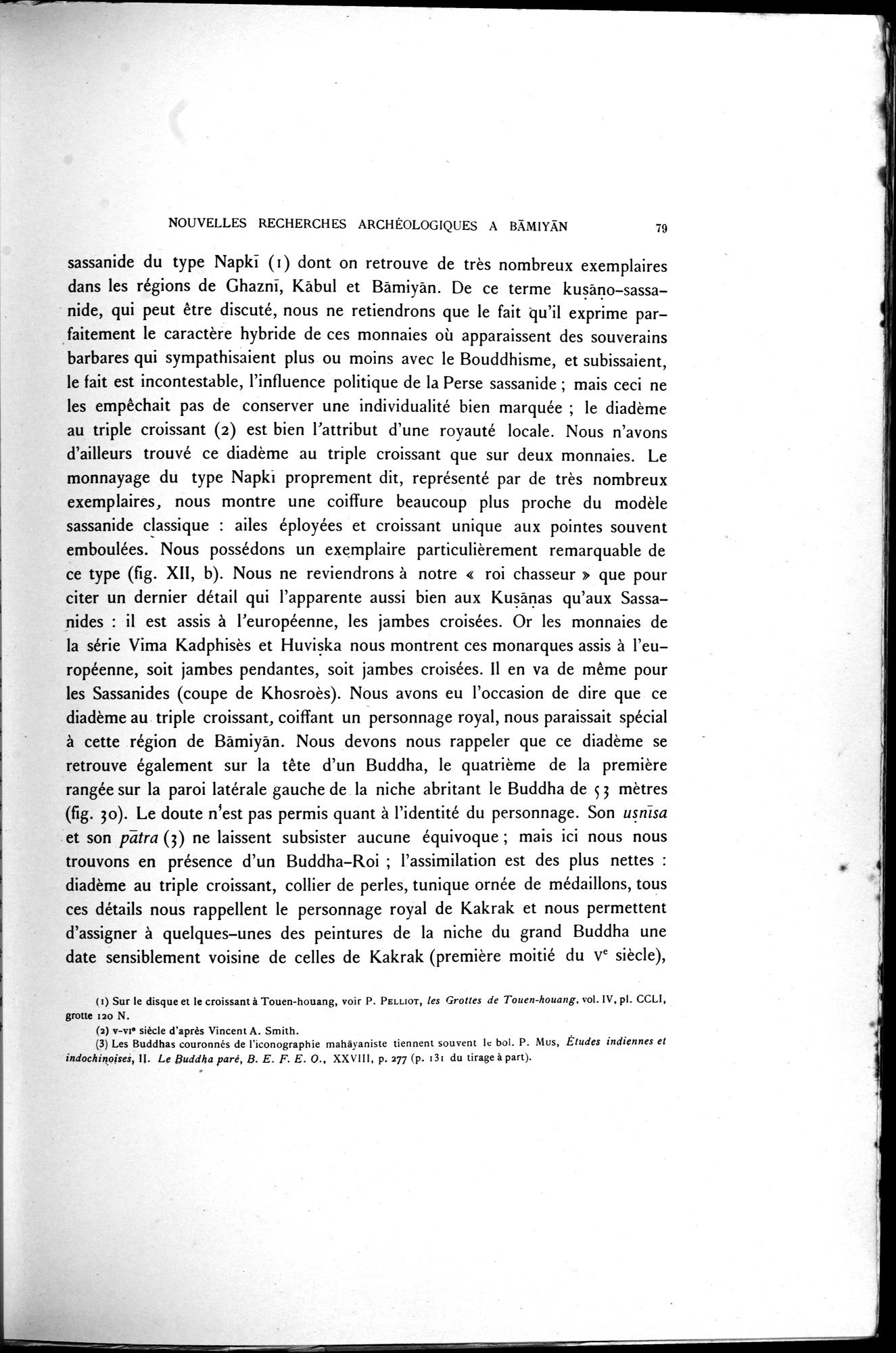 Nouvelles Recherches Archéologiques à Bāmiyān : vol.1 / 85 ページ（白黒高解像度画像）