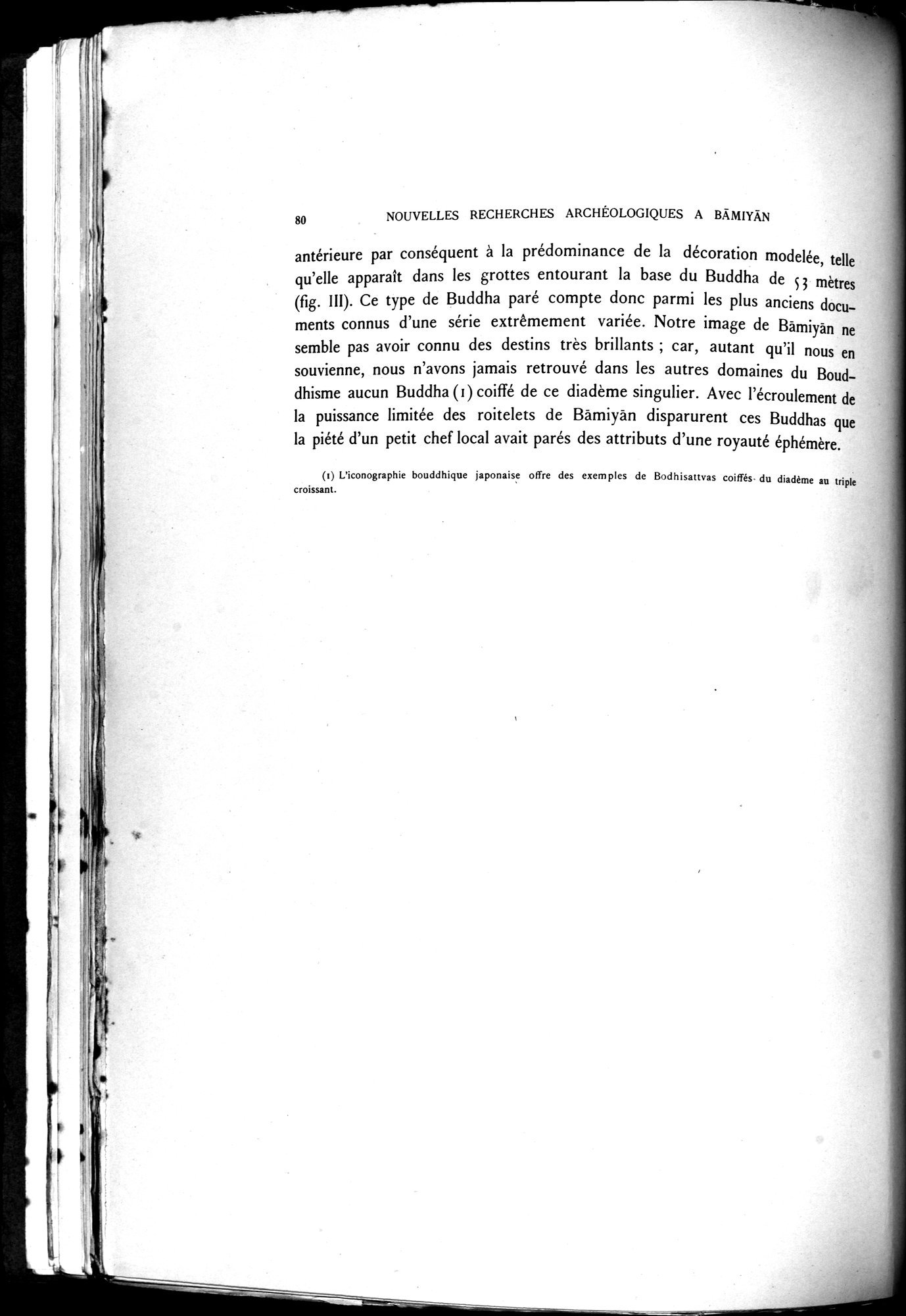Nouvelles Recherches Archéologiques à Bāmiyān : vol.1 / 86 ページ（白黒高解像度画像）