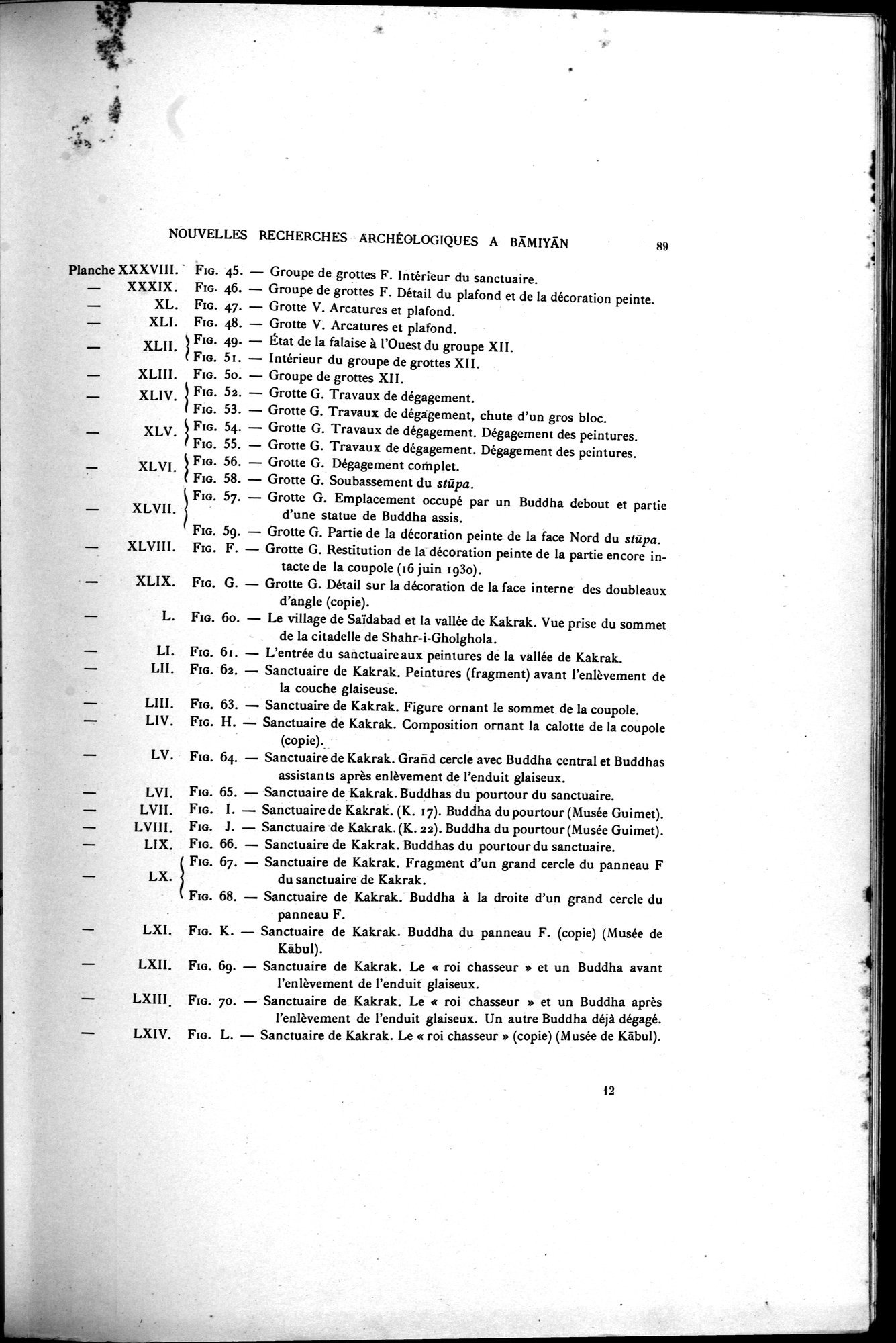 Nouvelles Recherches Archéologiques à Bāmiyān : vol.1 / 95 ページ（白黒高解像度画像）