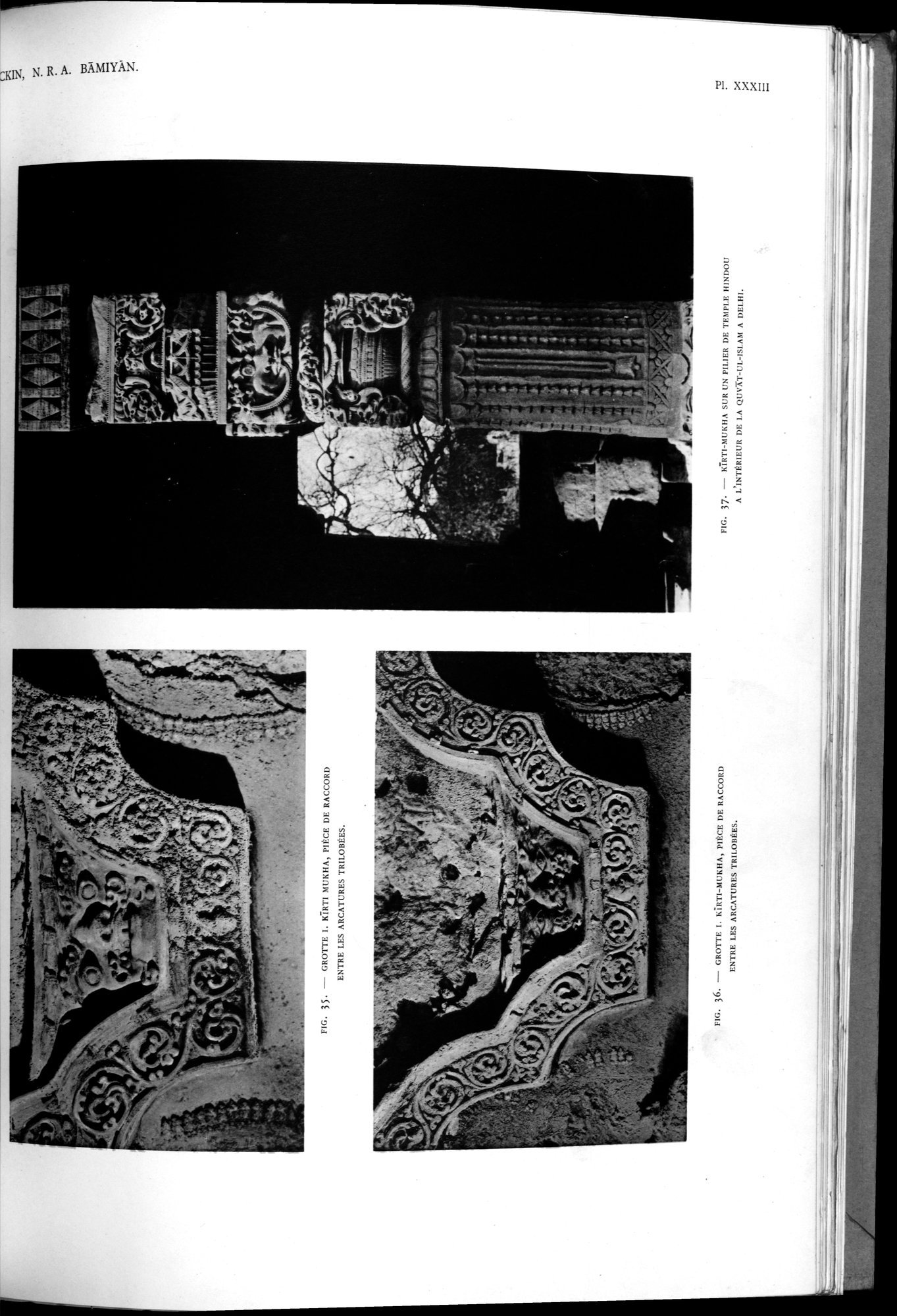 Nouvelles Recherches Archéologiques à Bāmiyān : vol.1 / 175 ページ（白黒高解像度画像）