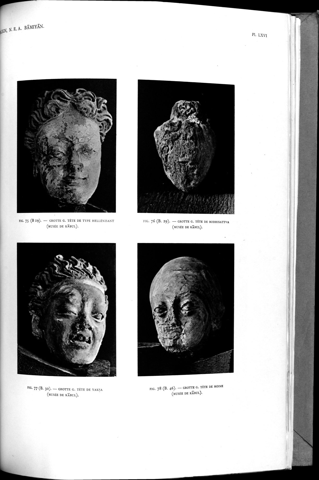 Nouvelles Recherches Archéologiques à Bāmiyān : vol.1 / 253 ページ（白黒高解像度画像）