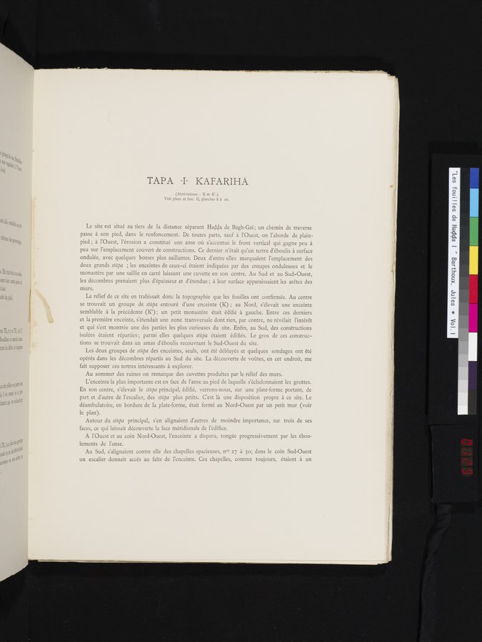 Les Fouilles de Haḍḍa I : vol.1 / 125 ページ（カラー画像）