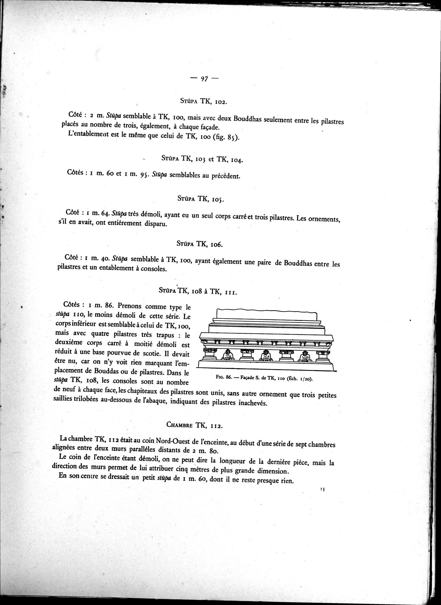 Les Fouilles de Haḍḍa I : vol.1 / 105 ページ（白黒高解像度画像）