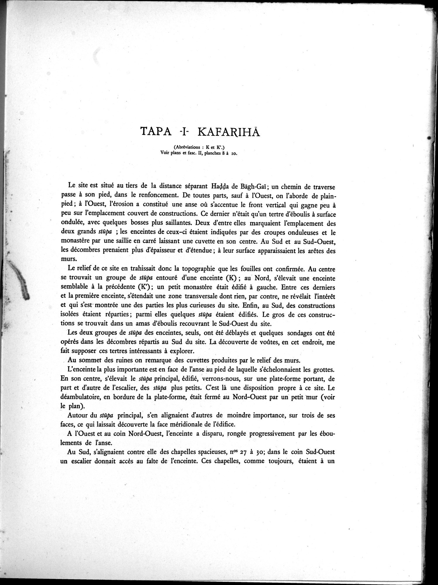 Les Fouilles de Haḍḍa I : vol.1 / 125 ページ（白黒高解像度画像）