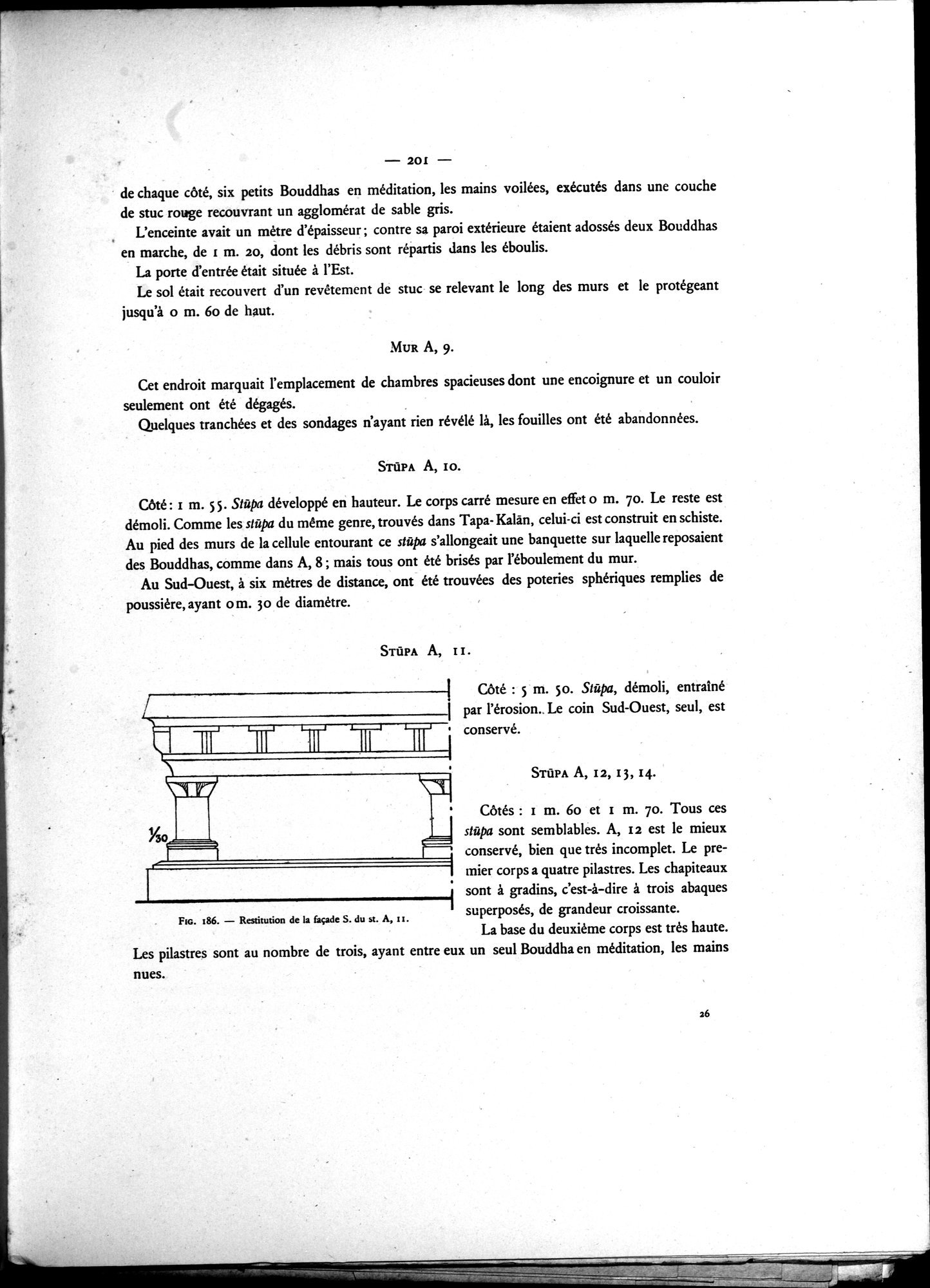 Les Fouilles de Haḍḍa I : vol.1 / 209 ページ（白黒高解像度画像）