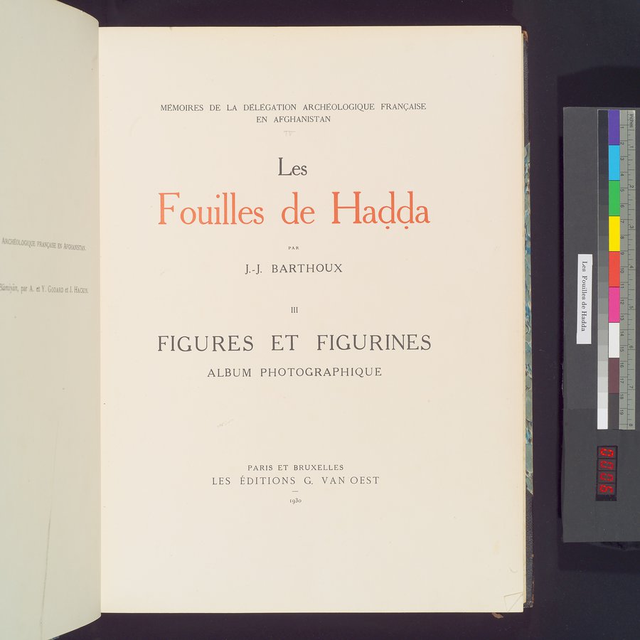 Les Fouilles de Haḍḍa III : vol.3 / 11 ページ（カラー画像）