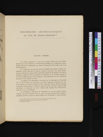 Recherches Archéologiques au Col de Khair khaneh près de Kābul : vol.1 : Page 11