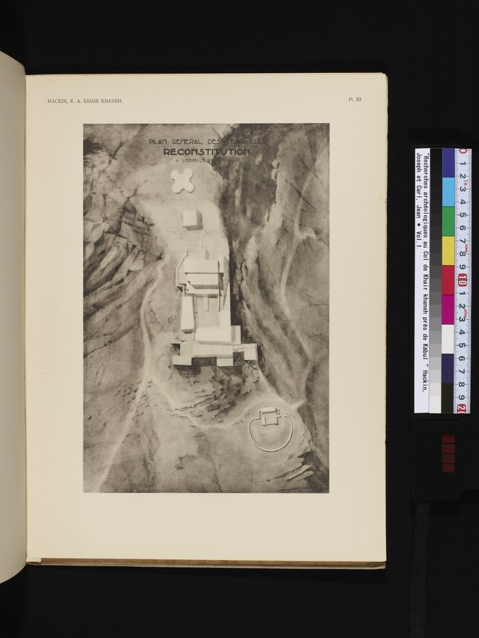 Recherches Archéologiques au Col de Khair khaneh près de Kābul : vol.1 / Page 55 (Color Image)