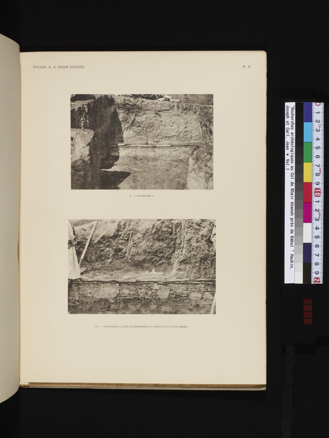 Recherches Archéologiques au Col de Khair khaneh près de Kābul : vol.1 / 69 ページ（カラー画像）