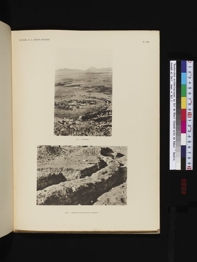 Recherches Archéologiques au Col de Khair khaneh près de Kābul : vol.1 / 87 ページ（カラー画像）