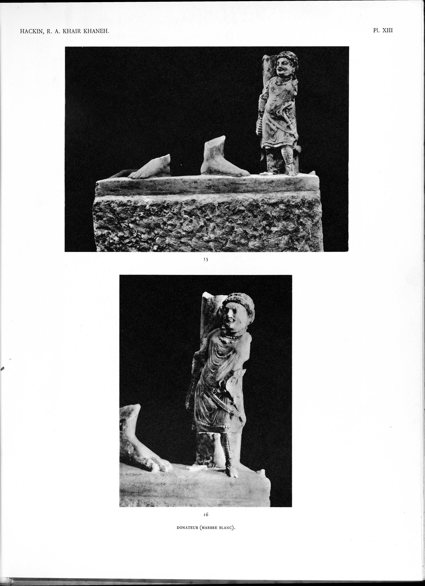 Recherches Archéologiques au Col de Khair khaneh près de Kābul : vol.1 / Page 75 (Grayscale High Resolution Image)