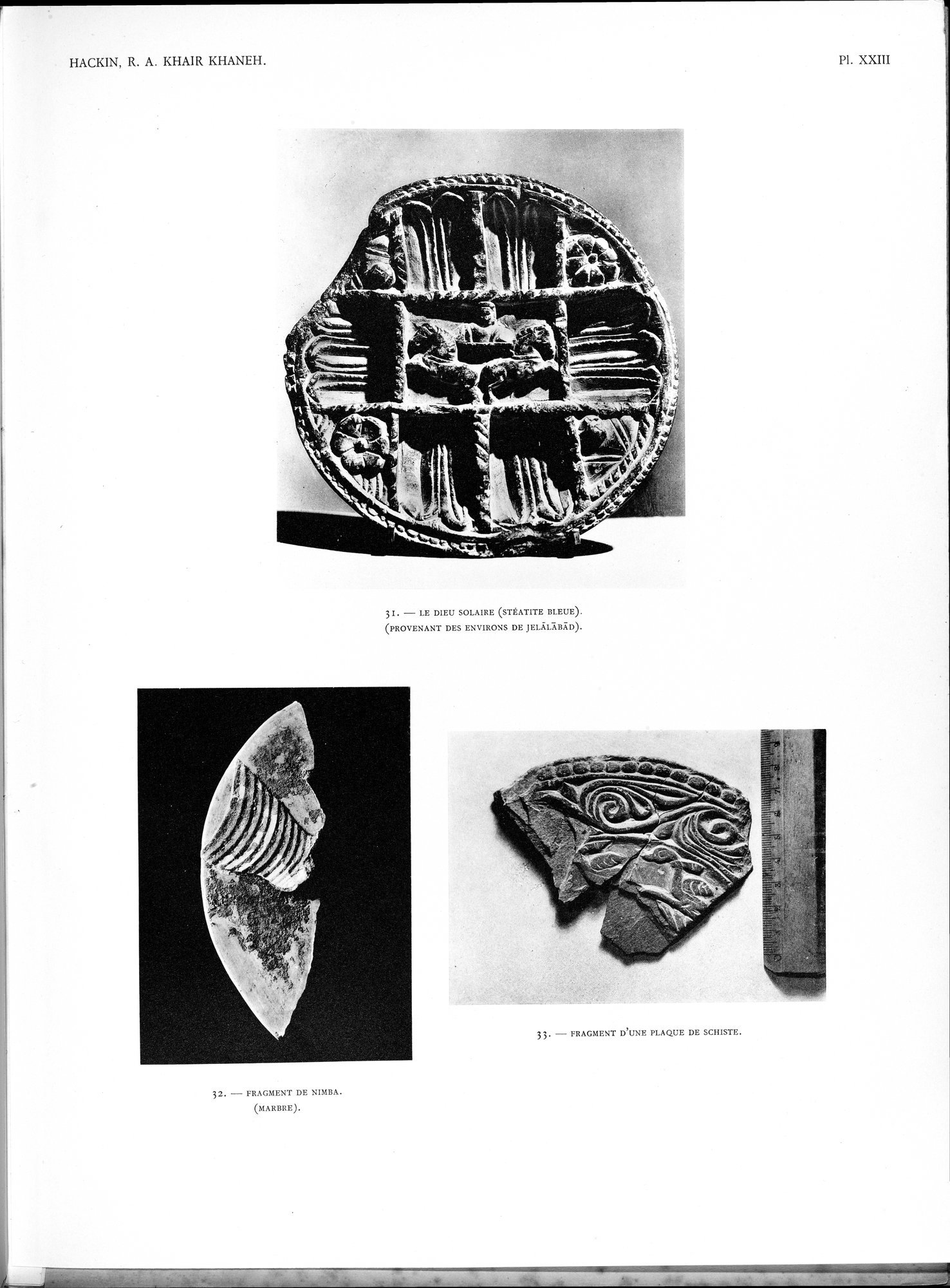 Recherches Archéologiques au Col de Khair khaneh près de Kābul : vol.1 / Page 95 (Grayscale High Resolution Image)