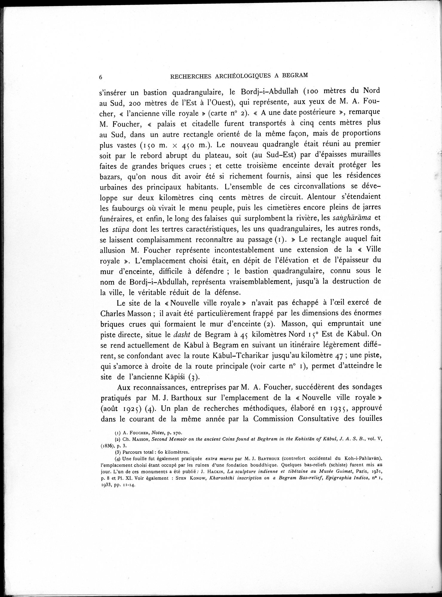 Recherches Archéologiques à Begram : vol.1 / 14 ページ（白黒高解像度画像）