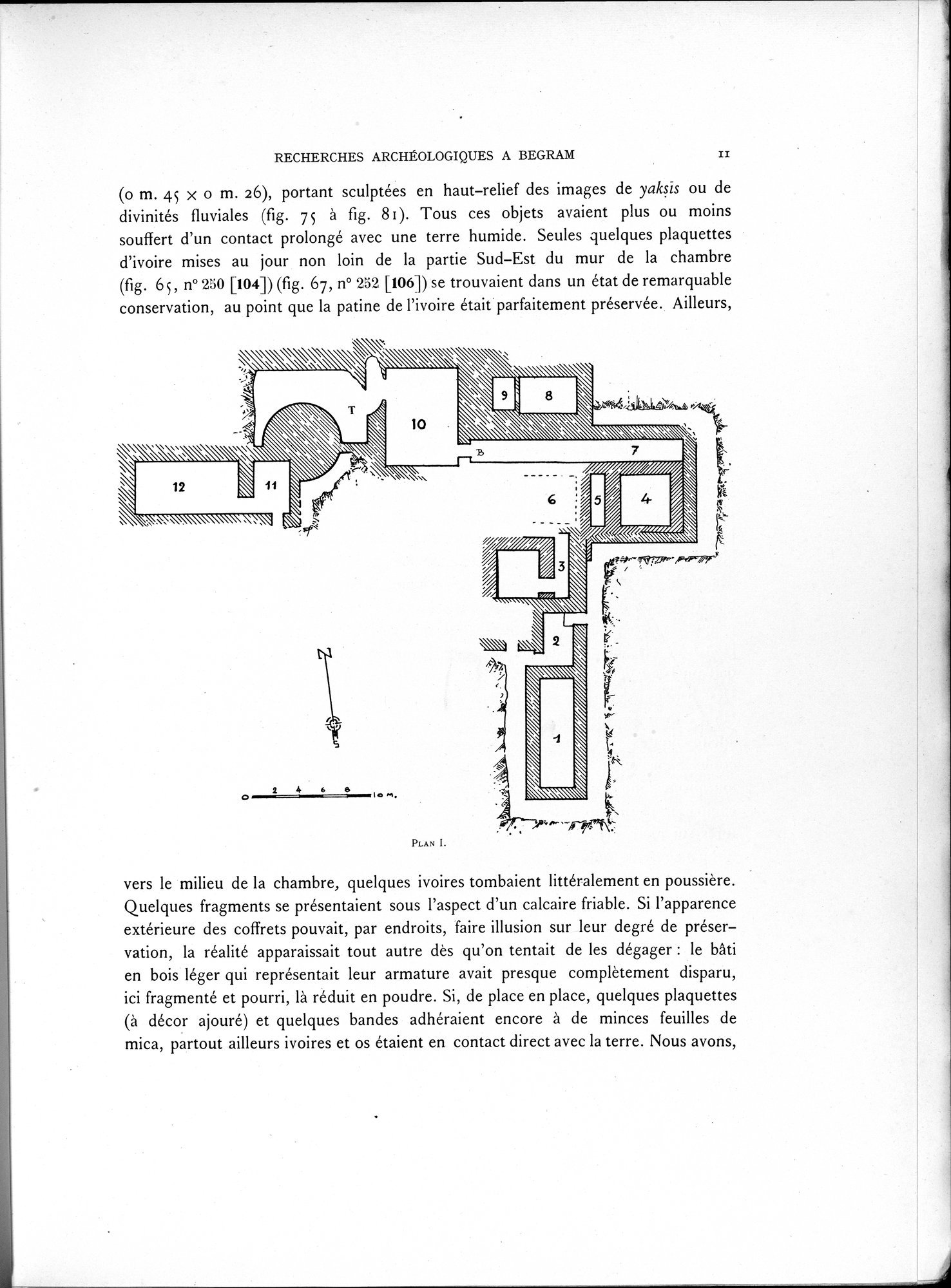 Recherches Archéologiques à Begram : vol.1 / Page 19 (Grayscale High Resolution Image)