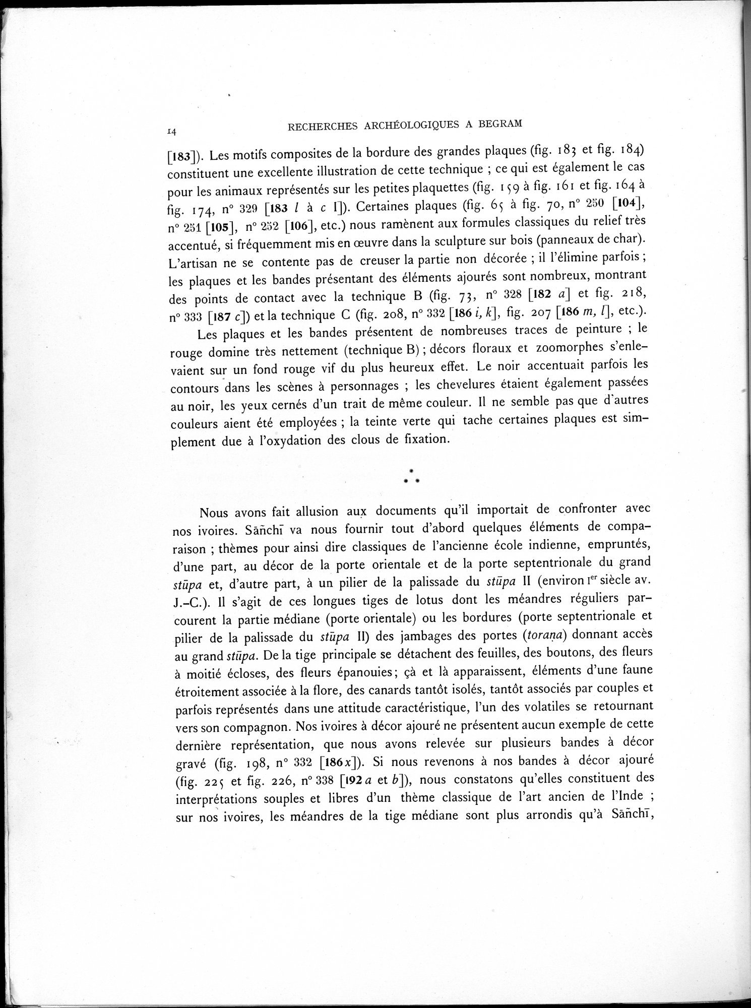 Recherches Archéologiques à Begram : vol.1 / 22 ページ（白黒高解像度画像）