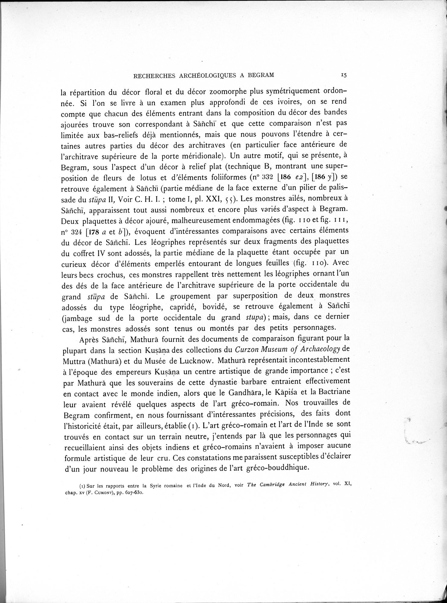 Recherches Archéologiques à Begram : vol.1 / 23 ページ（白黒高解像度画像）