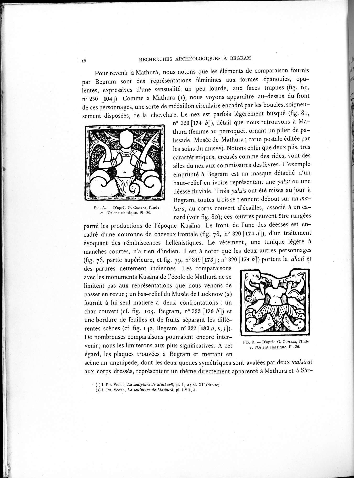 Recherches Archéologiques à Begram : vol.1 / Page 24 (Grayscale High Resolution Image)