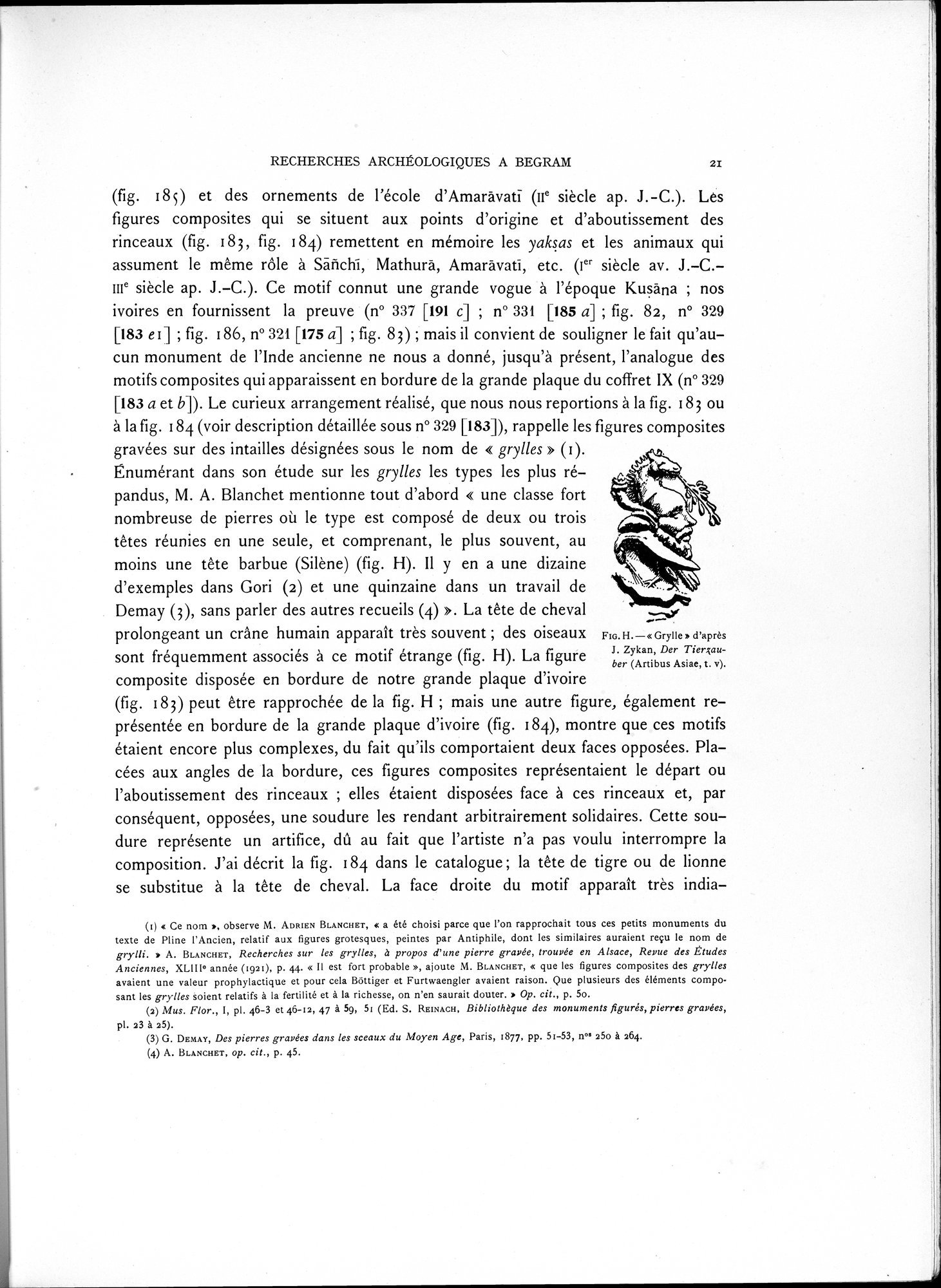 Recherches Archéologiques à Begram : vol.1 / Page 29 (Grayscale High Resolution Image)
