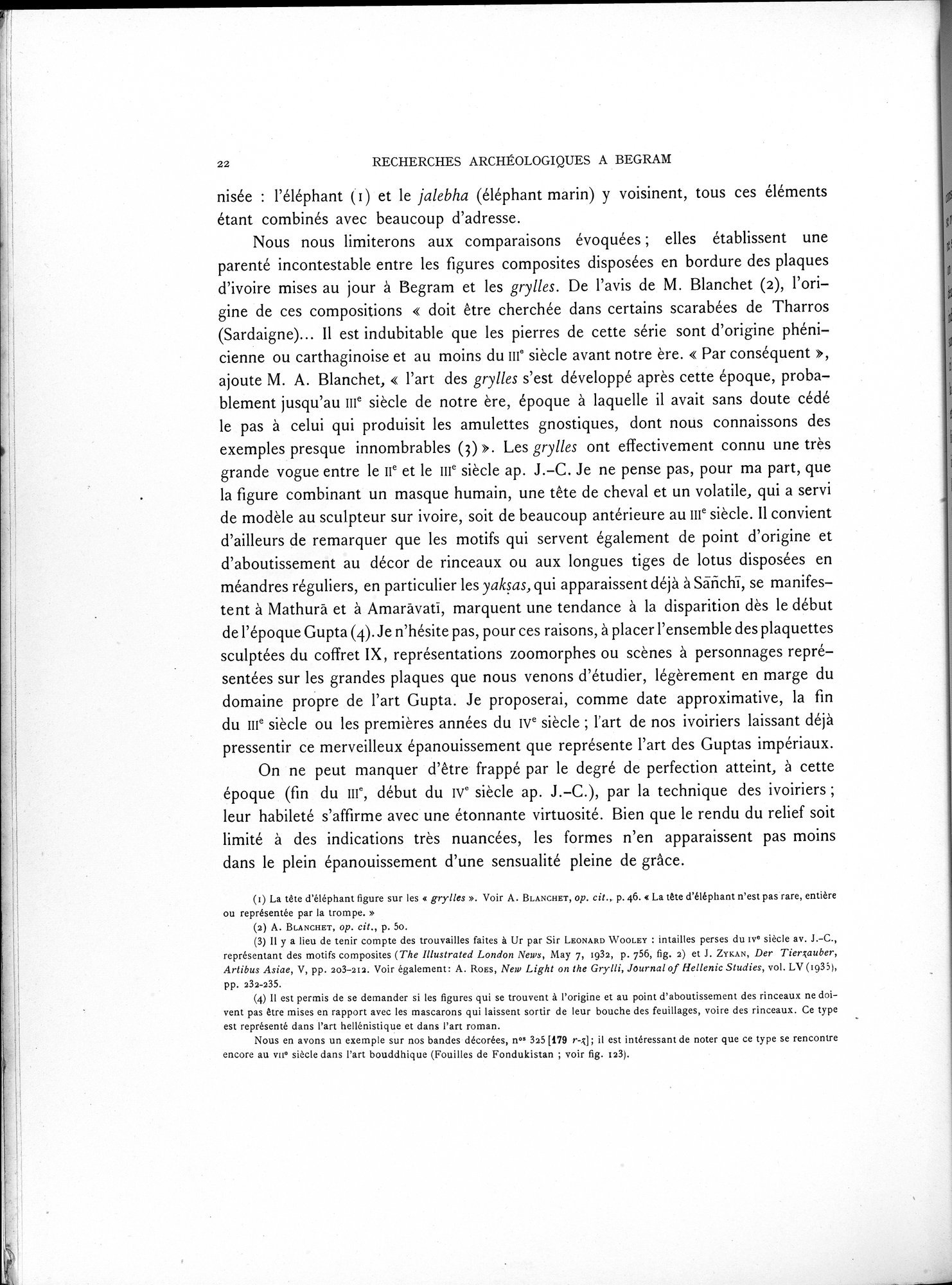 Recherches Archéologiques à Begram : vol.1 / 30 ページ（白黒高解像度画像）