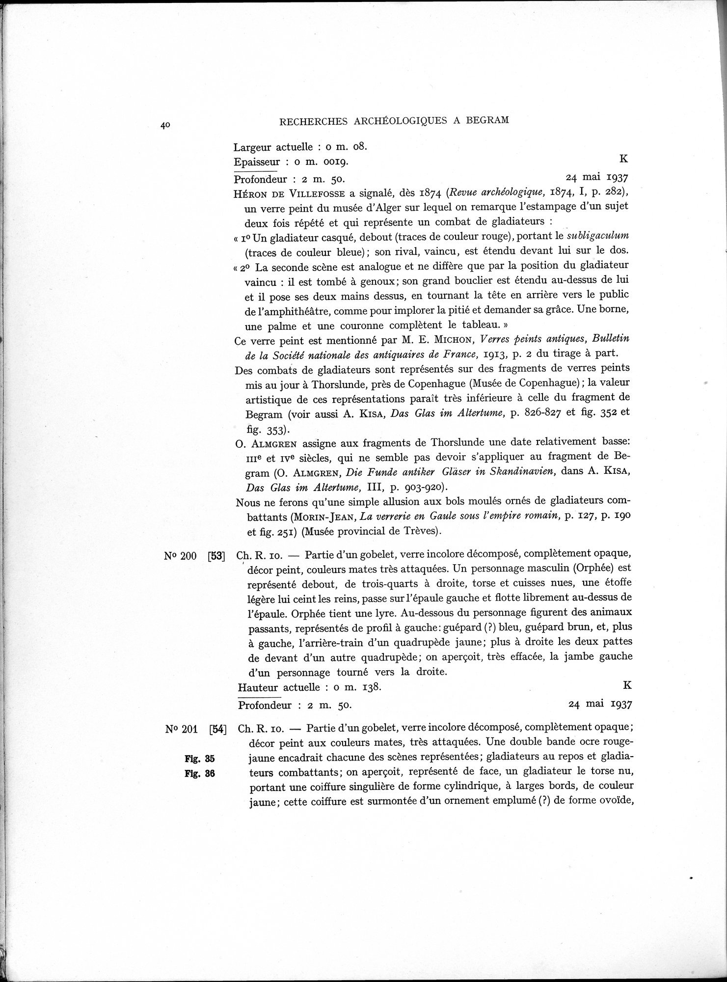 Recherches Archéologiques à Begram : vol.1 / 48 ページ（白黒高解像度画像）