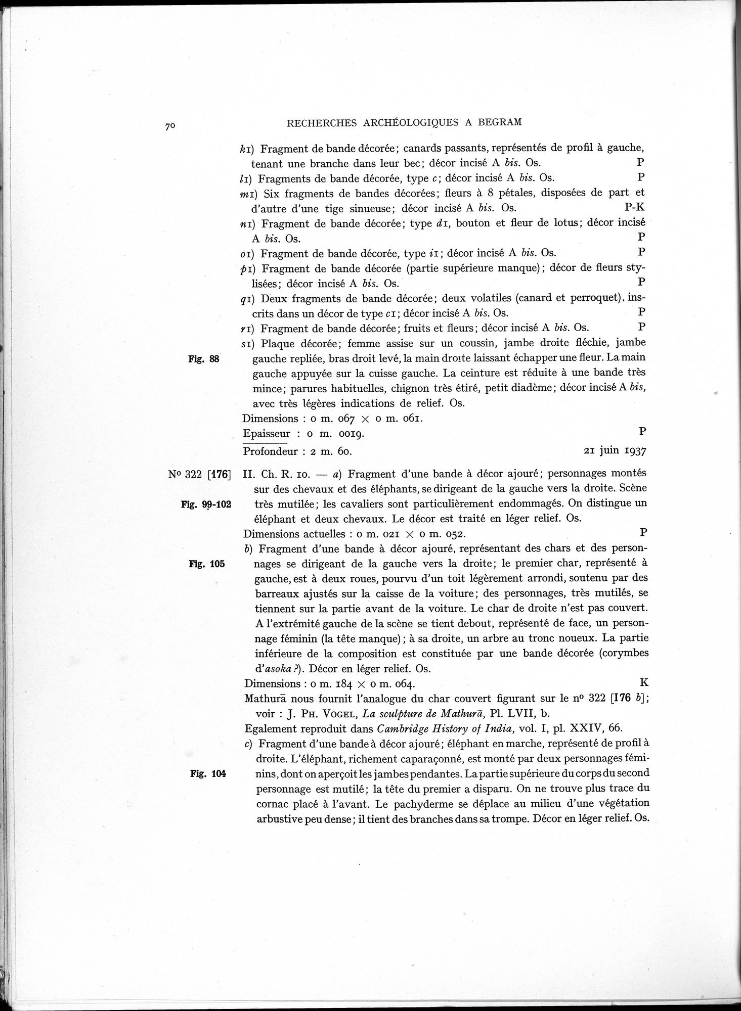 Recherches Archéologiques à Begram : vol.1 / 78 ページ（白黒高解像度画像）