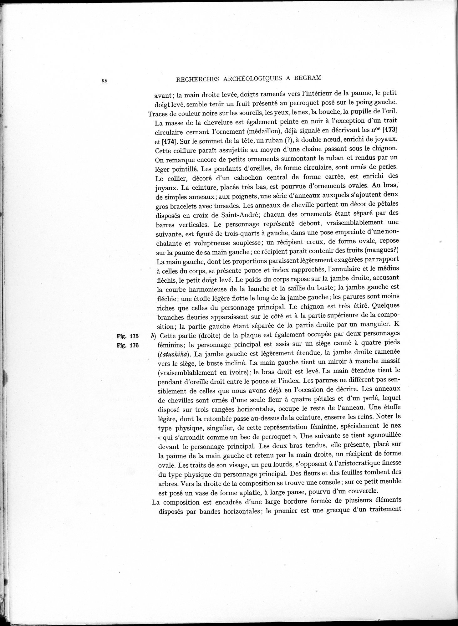 Recherches Archéologiques à Begram : vol.1 / 96 ページ（白黒高解像度画像）