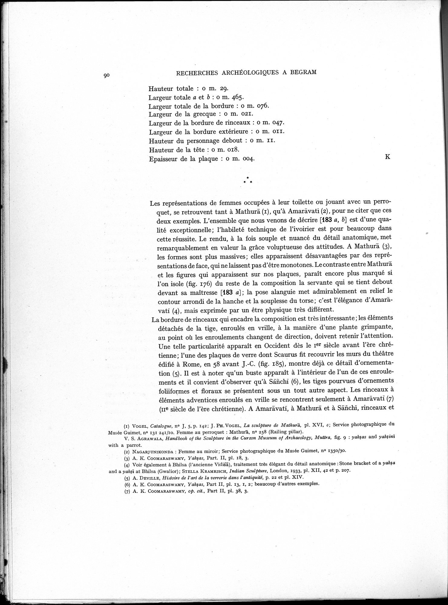 Recherches Archéologiques à Begram : vol.1 / 98 ページ（白黒高解像度画像）