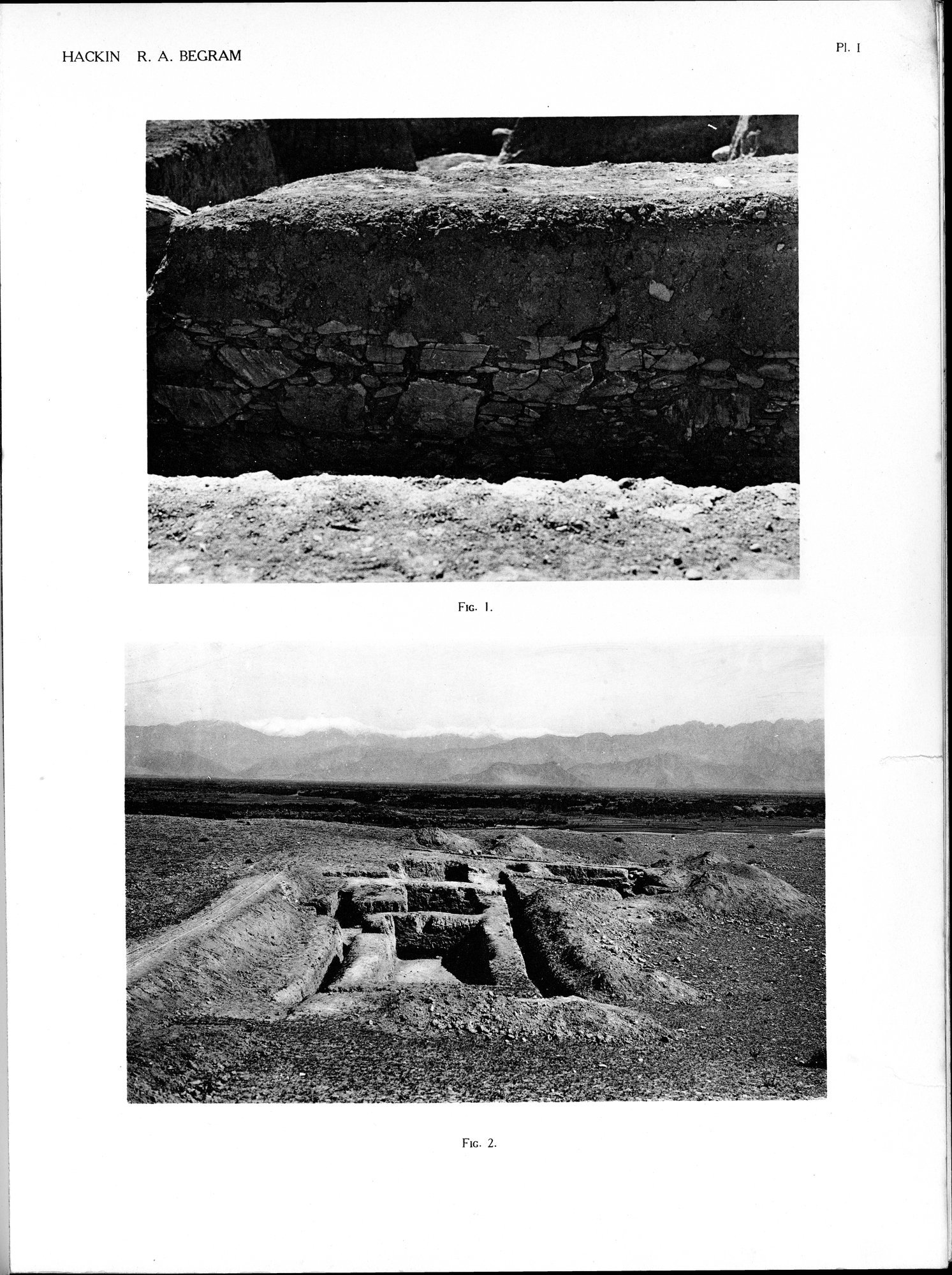 Recherches Archéologiques à Begram : vol.2 / 7 ページ（白黒高解像度画像）