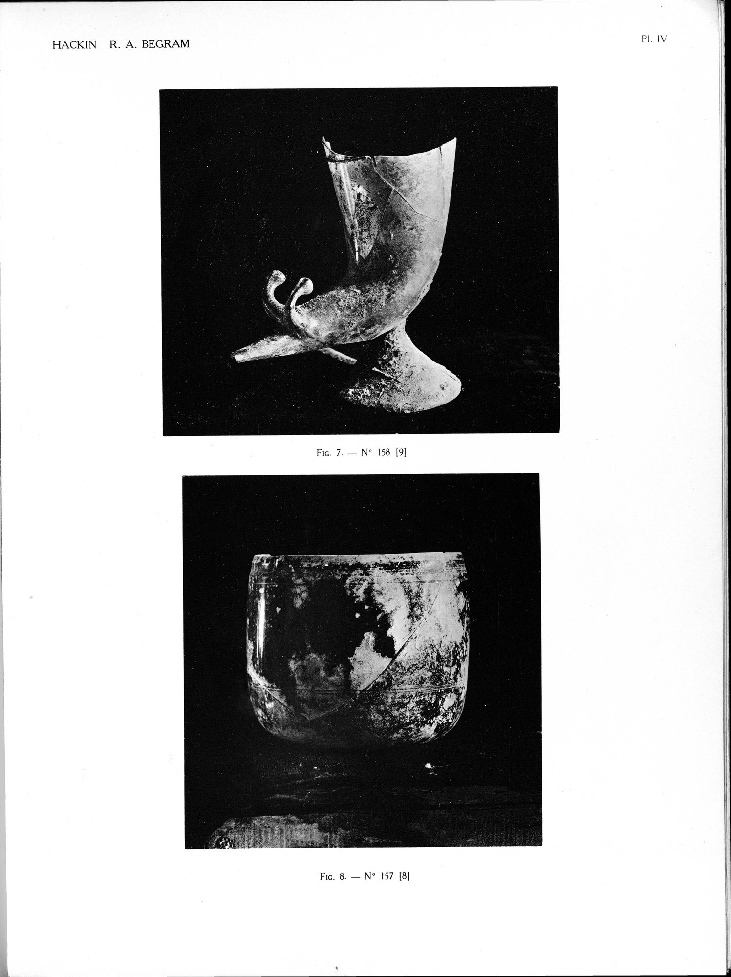 Recherches Archéologiques à Begram : vol.2 / 13 ページ（白黒高解像度画像）