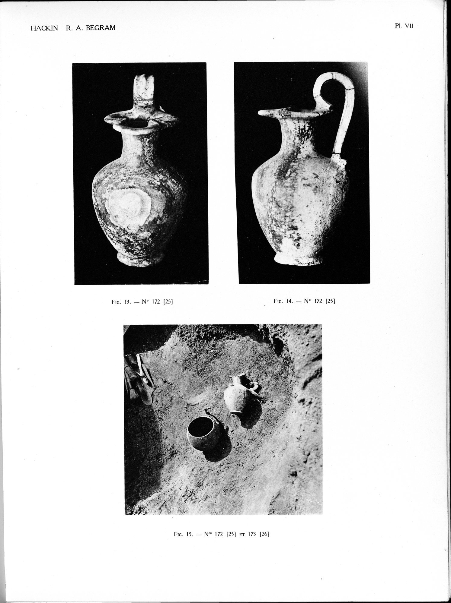Recherches Archéologiques à Begram : vol.2 / 19 ページ（白黒高解像度画像）