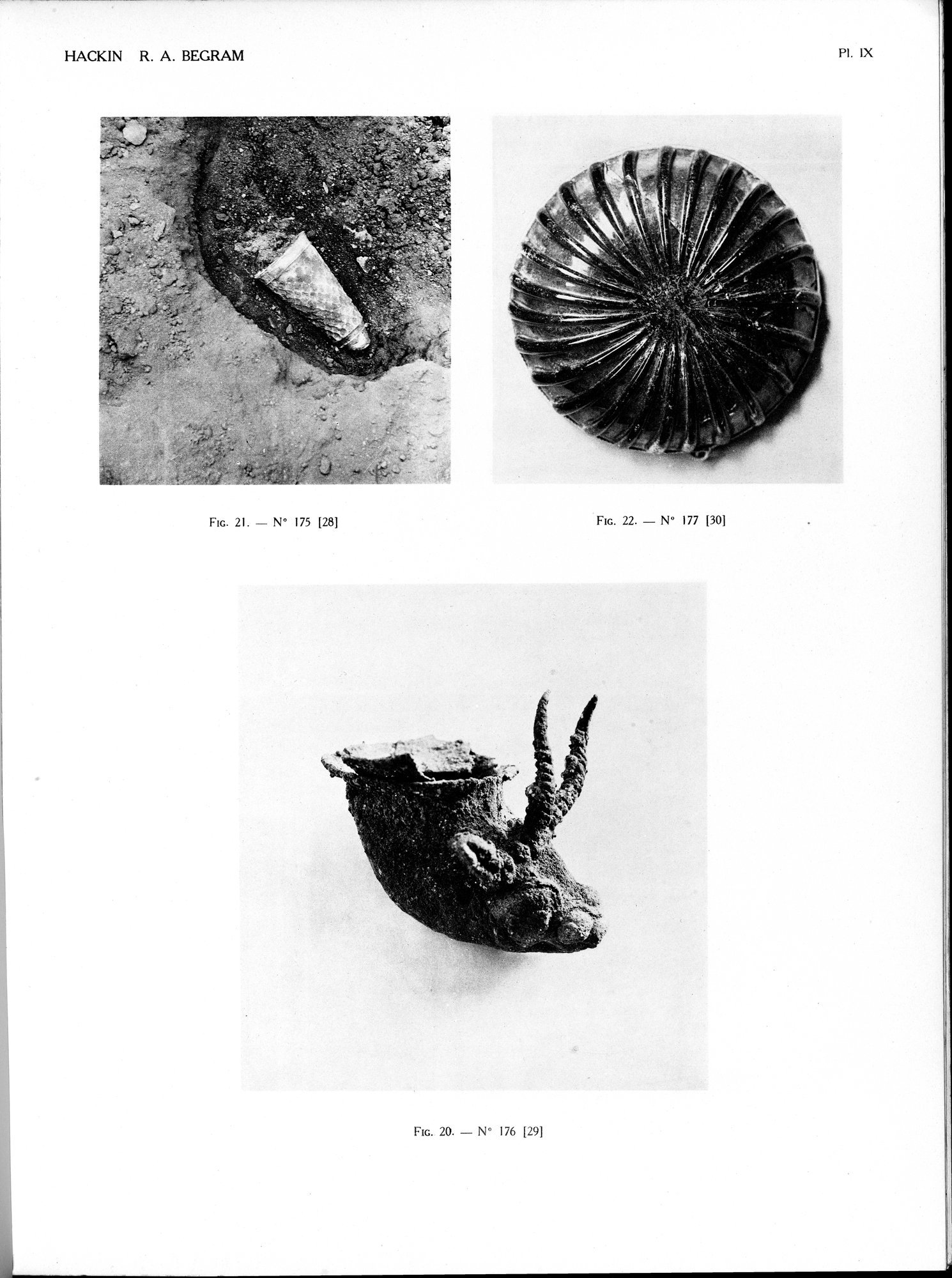 Recherches Archéologiques à Begram : vol.2 / 23 ページ（白黒高解像度画像）