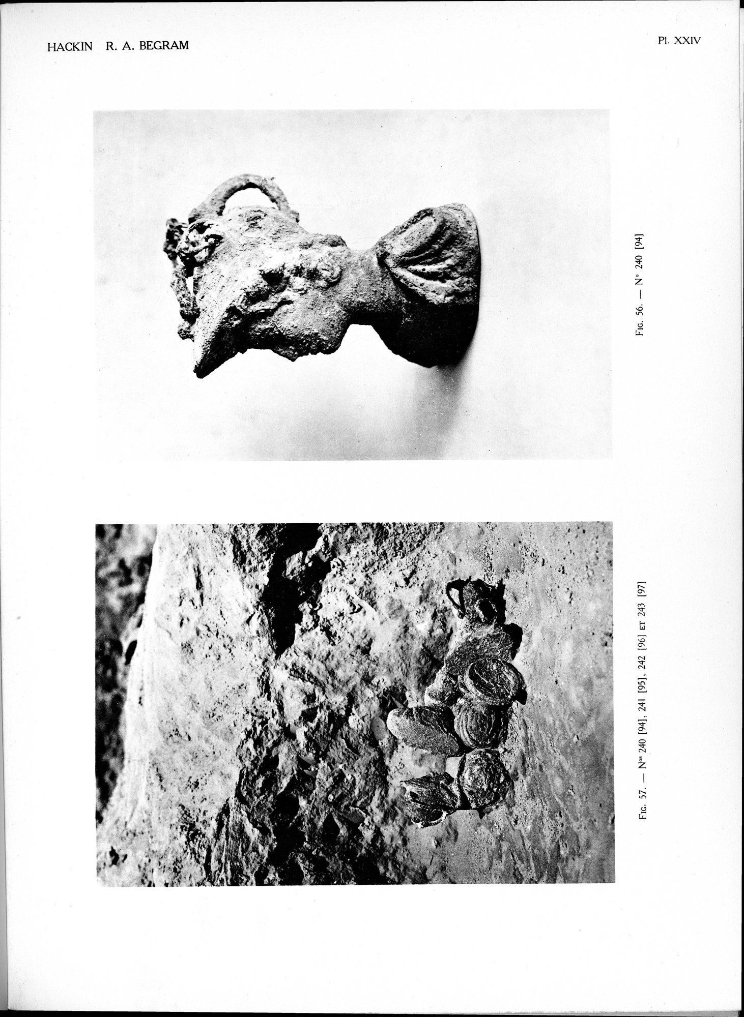 Recherches Archéologiques à Begram : vol.2 / 53 ページ（白黒高解像度画像）