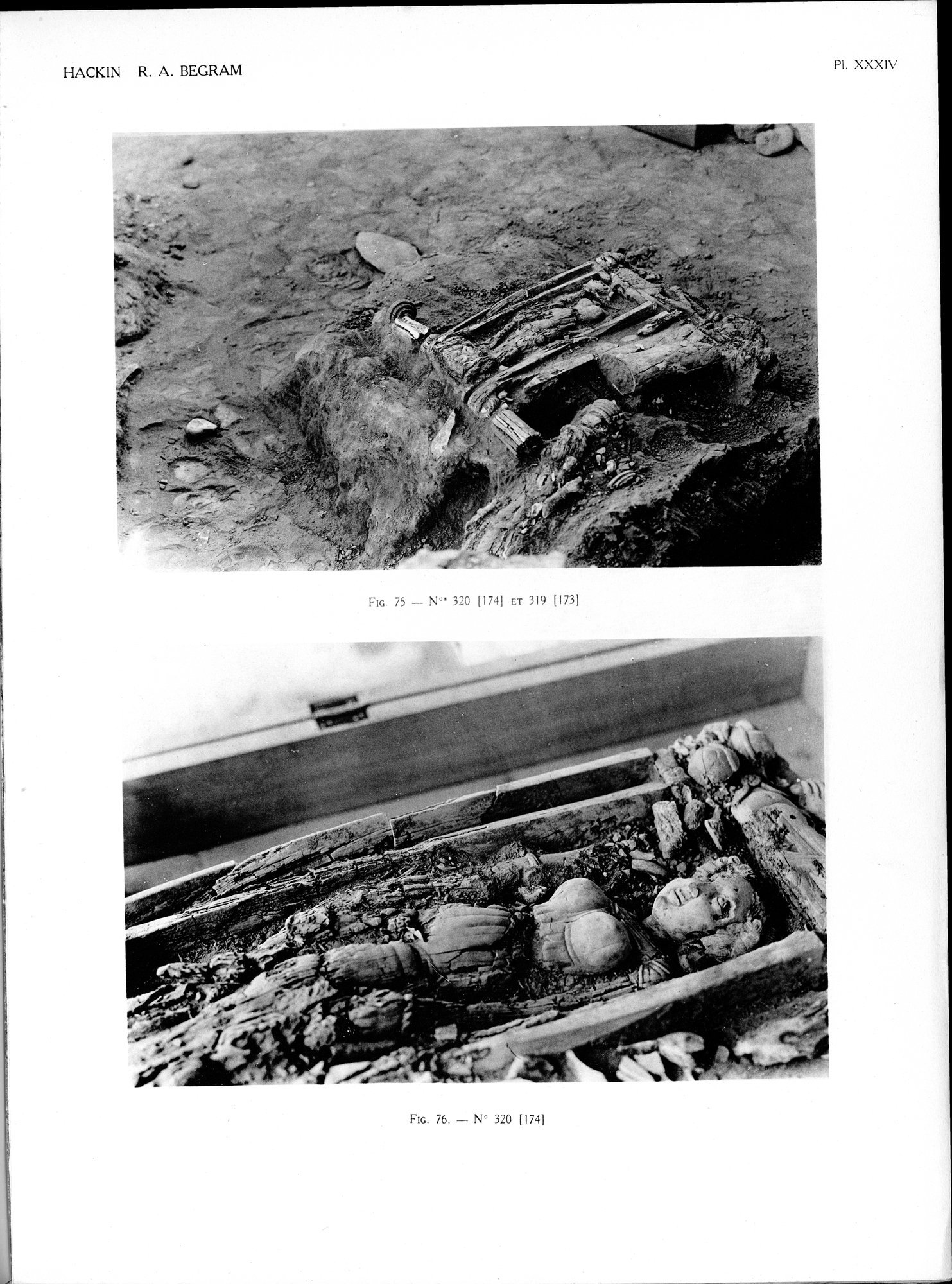 Recherches Archéologiques à Begram : vol.2 / 73 ページ（白黒高解像度画像）