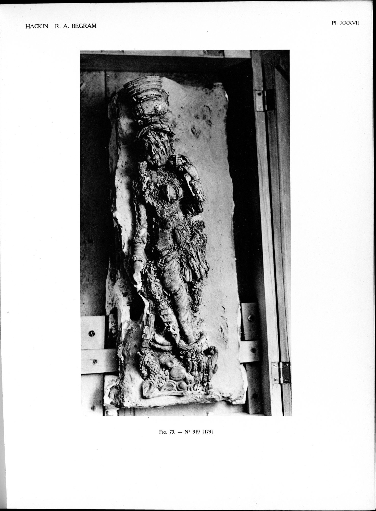 Recherches Archéologiques à Begram : vol.2 / 79 ページ（白黒高解像度画像）