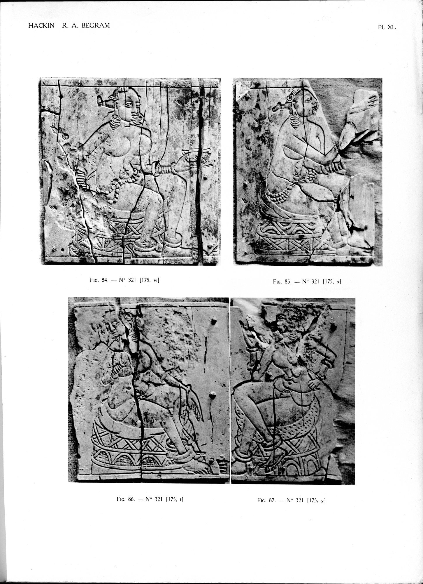 Recherches Archéologiques à Begram : vol.2 / 85 ページ（白黒高解像度画像）