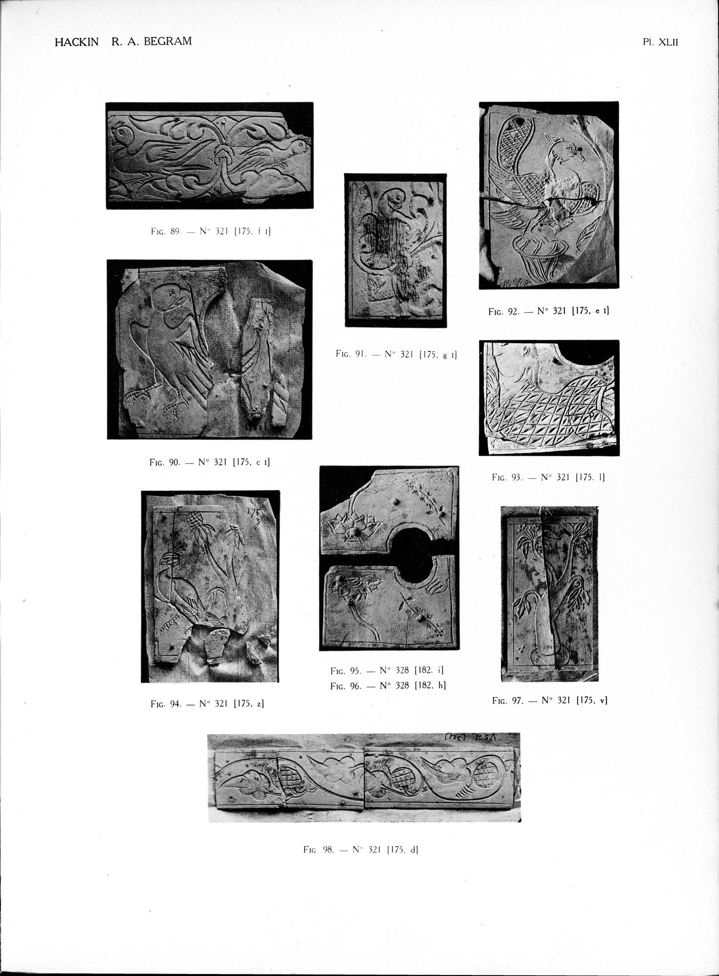 Recherches Archéologiques à Begram : vol.2 / 89 ページ（白黒高解像度画像）