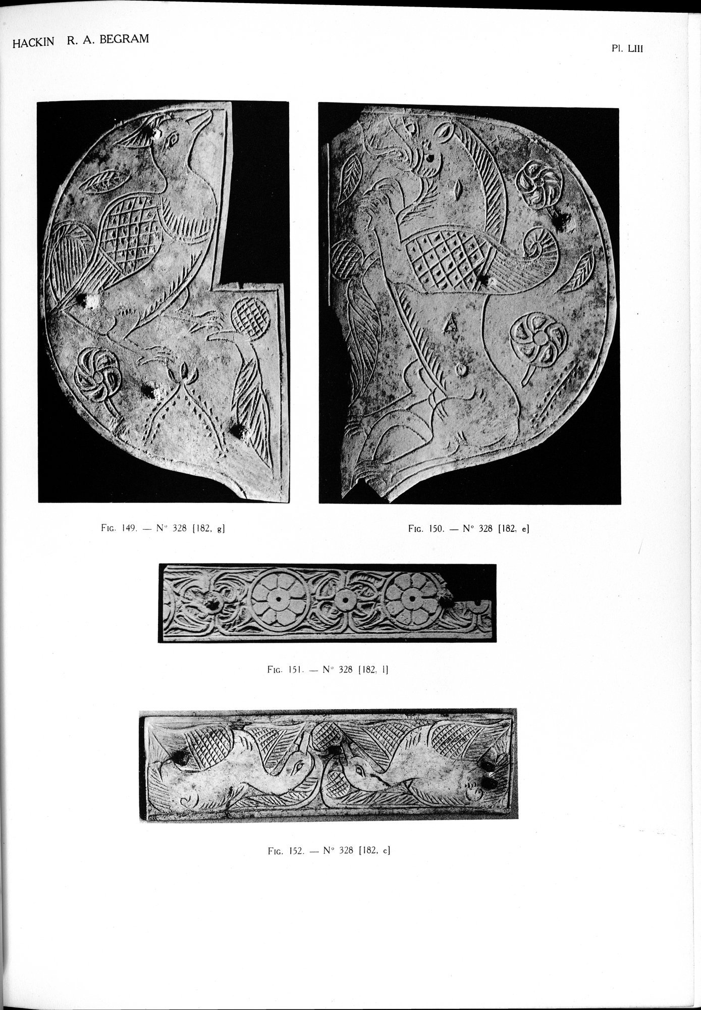Recherches Archéologiques à Begram : vol.2 / 111 ページ（白黒高解像度画像）