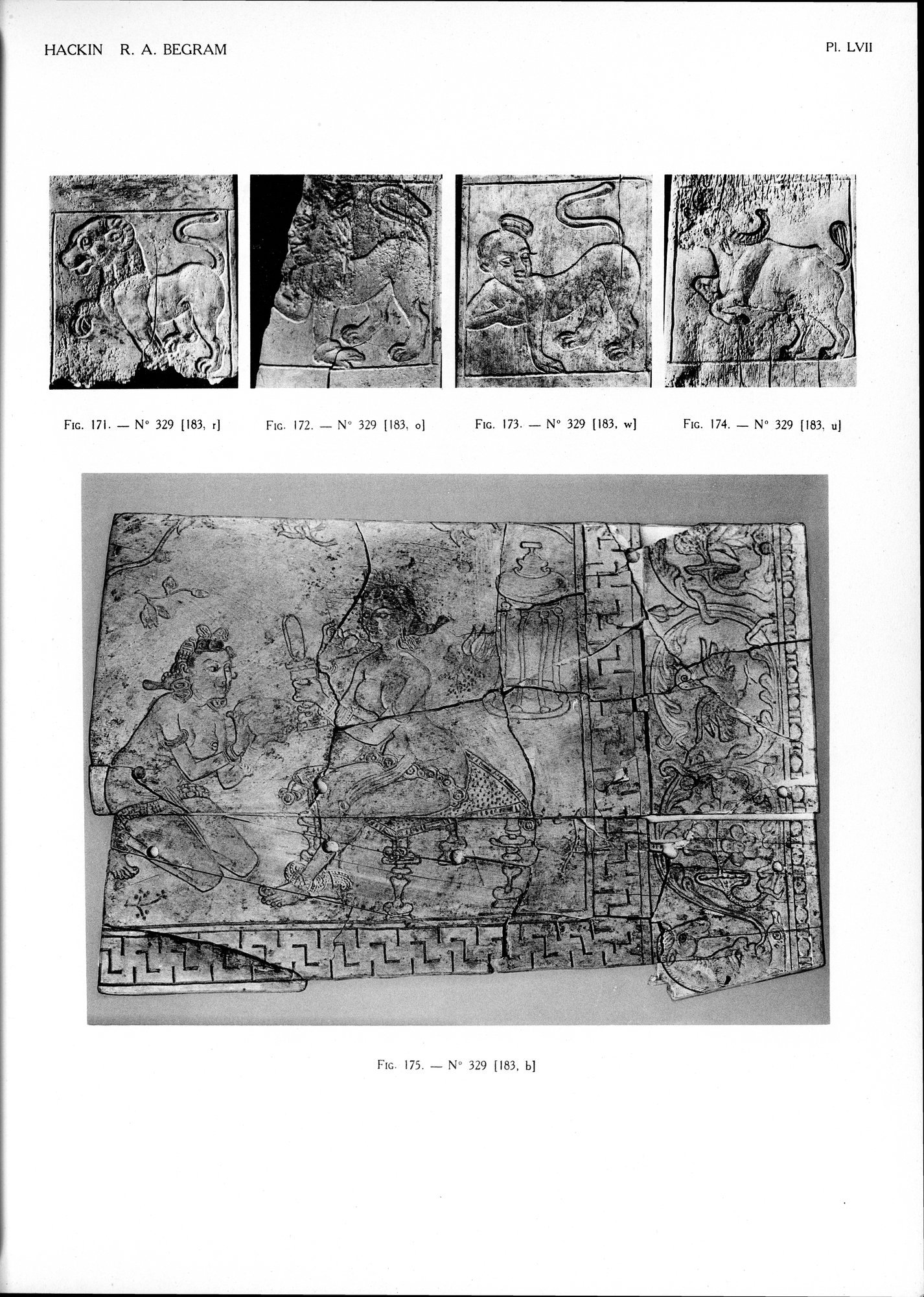 Recherches Archéologiques à Begram : vol.2 / 119 ページ（白黒高解像度画像）